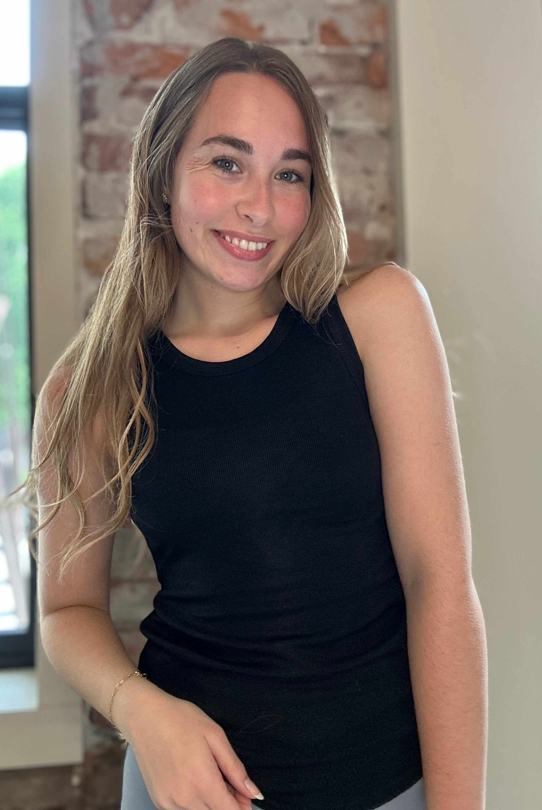 Dani Ribbed Tank-La Miel-The Funky Zebra Ames, Women's Fashion Boutique in Ames, Iowa