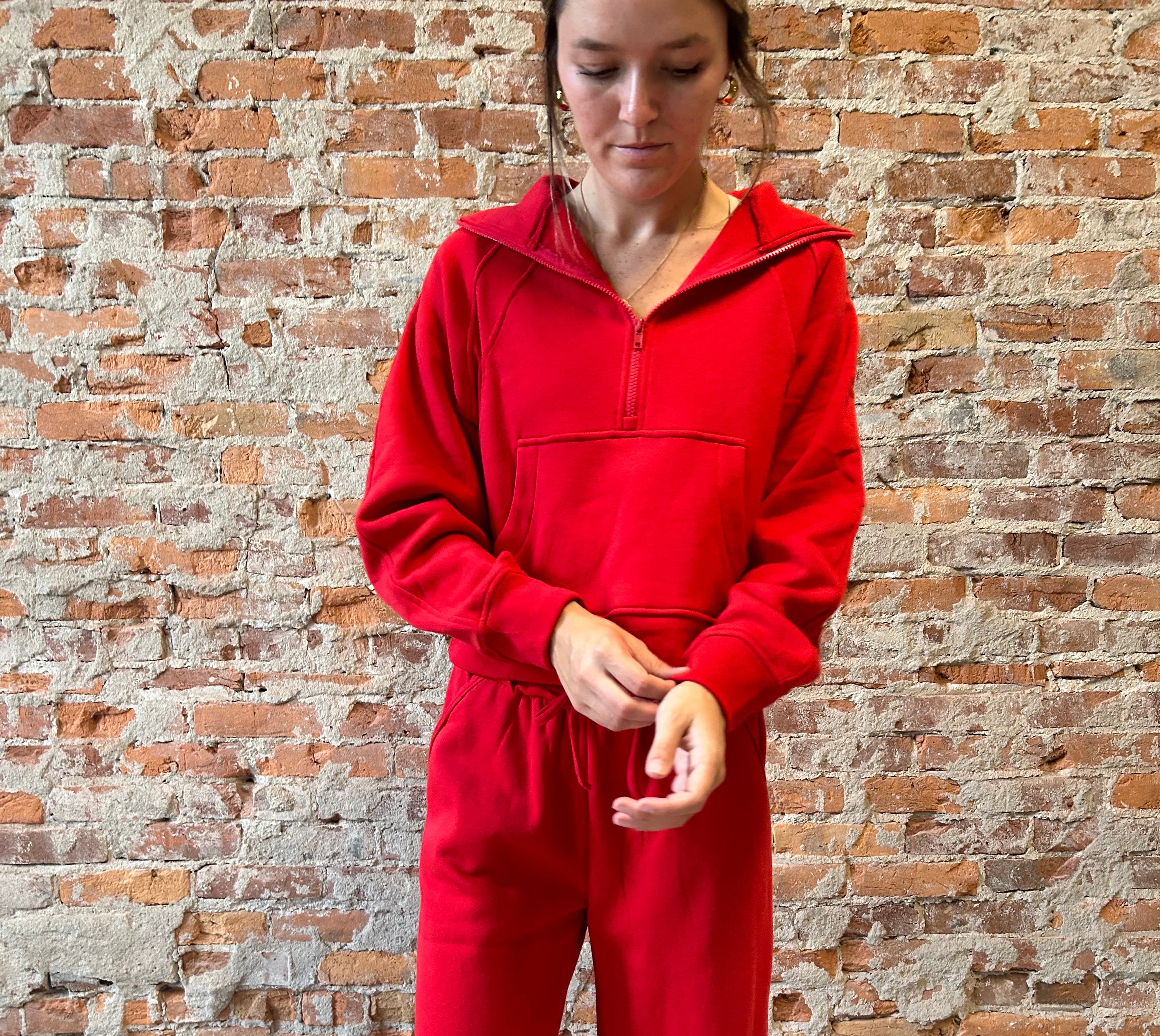 Fleece Exposed Seam Wide Leg Sweatpants-Pants-Zenana-The Funky Zebra Ames, Women's Fashion Boutique in Ames, Iowa