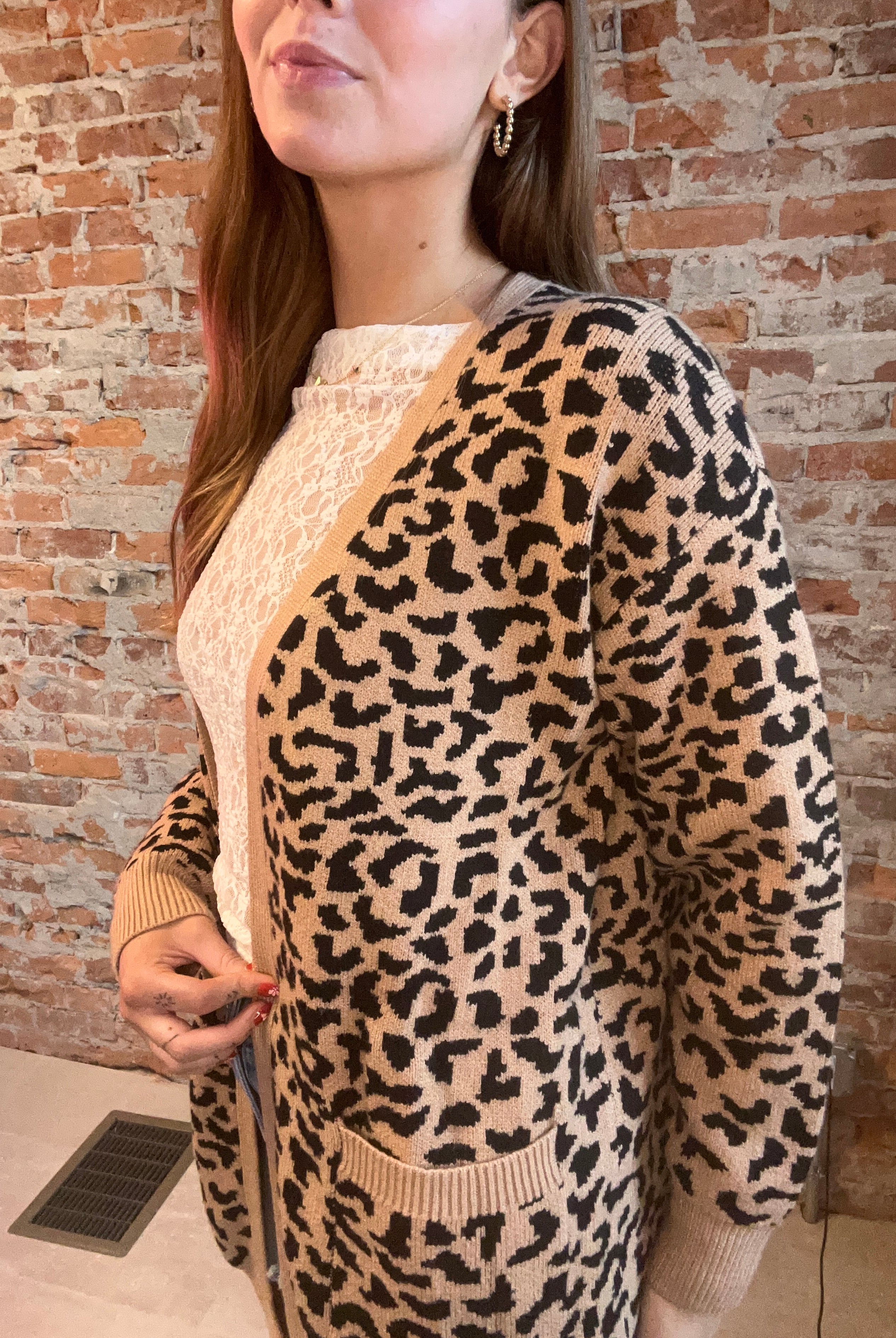 Leopard Cardigan-Moon Ryder-The Funky Zebra Ames, Women's Fashion Boutique in Ames, Iowa