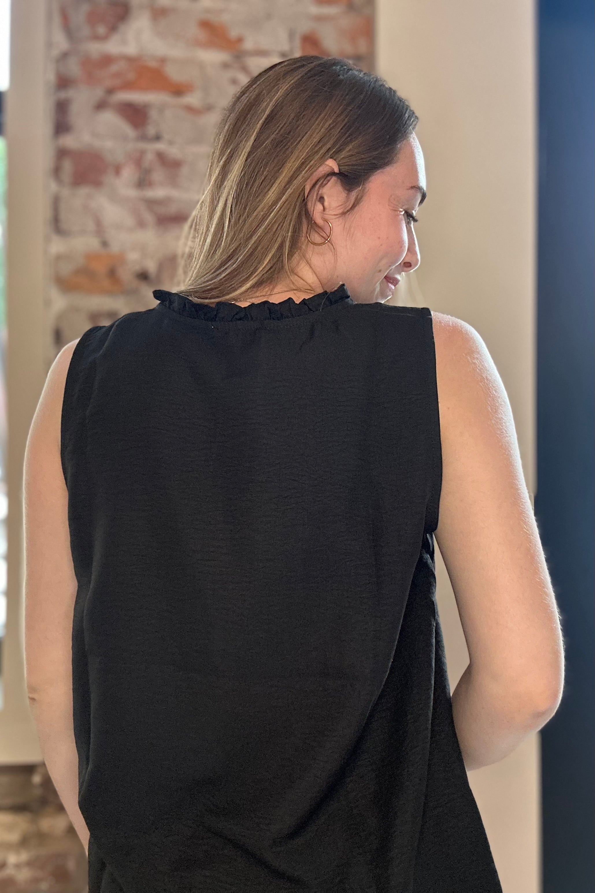 Marlie Sleeveless Top-apparel-Staccato-The Funky Zebra Ames, Women's Fashion Boutique in Ames, Iowa