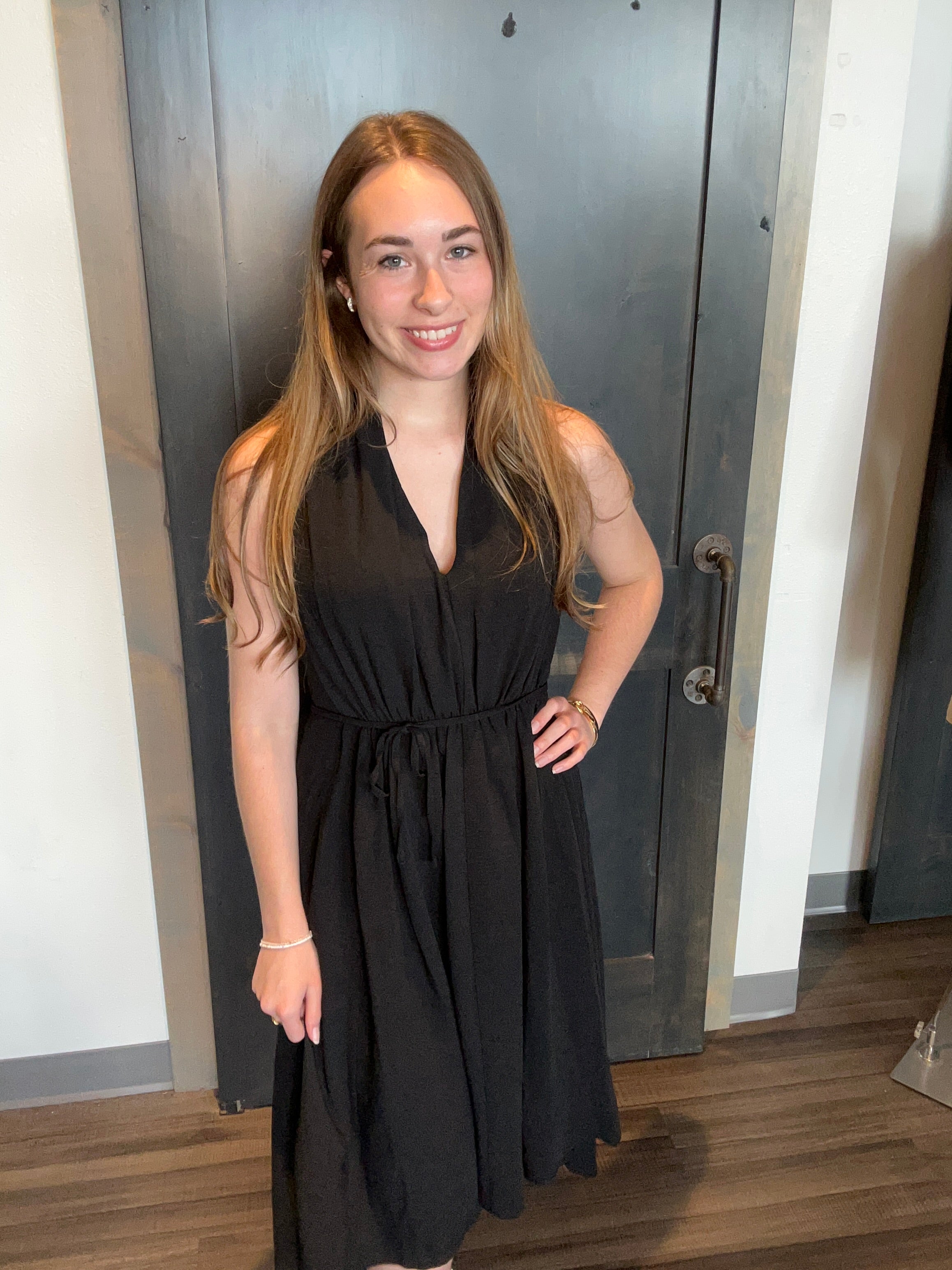 Laurel Black Dress-Molly Bracken-The Funky Zebra Ames, Women's Fashion Boutique in Ames, Iowa