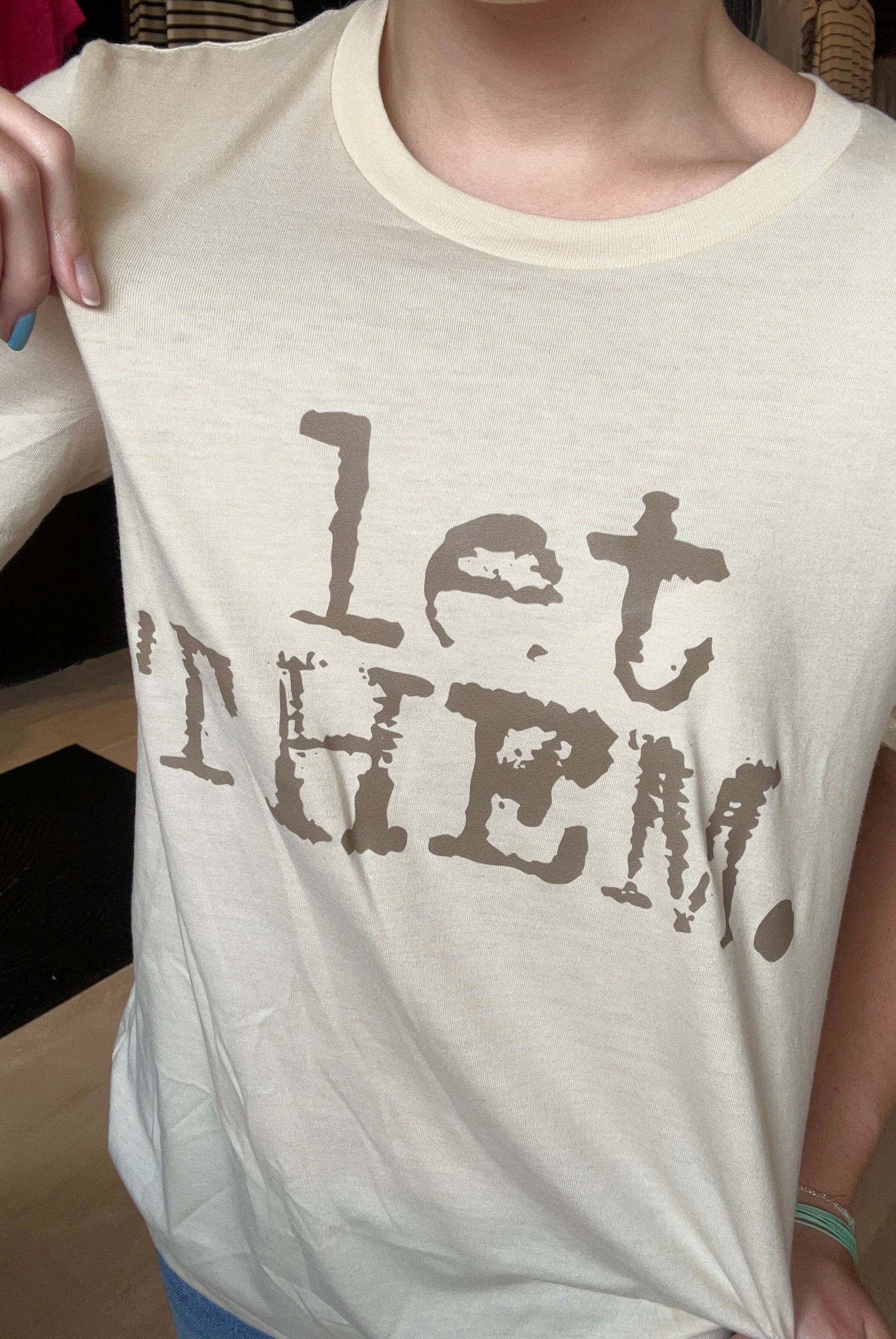 Let Them Tee-Graphic Tee's-Ocean and 7th-The Funky Zebra Ames, Women's Fashion Boutique in Ames, Iowa