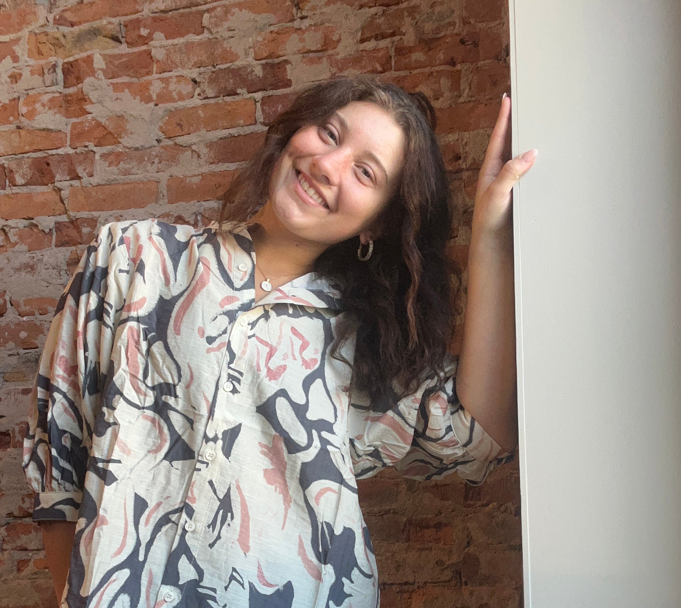 Charlie Printed Top-apparel-Ellison-The Funky Zebra Ames, Women's Fashion Boutique in Ames, Iowa