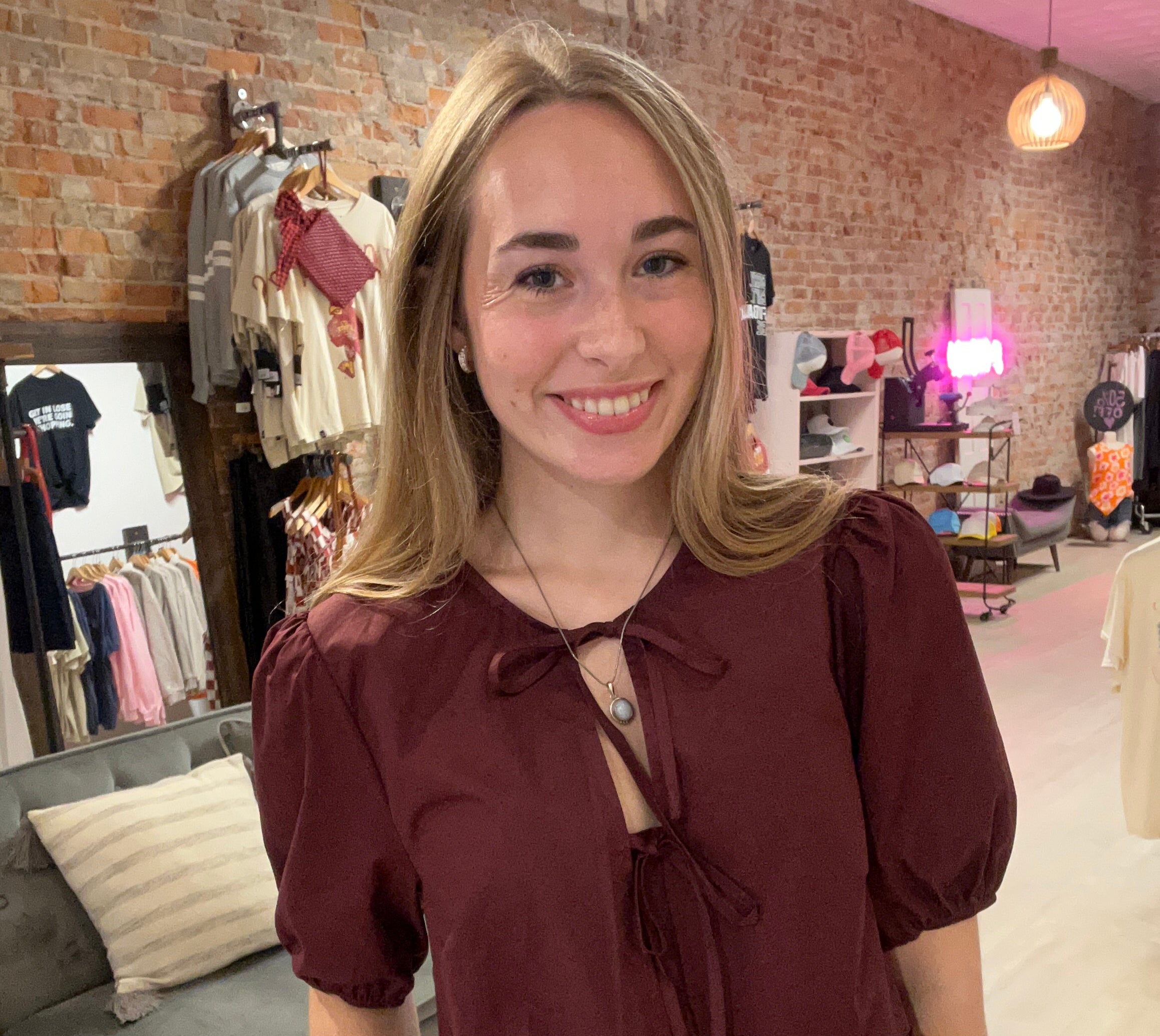 Sienna Puff Sleeve Top-Short Sleeves-Gilli-The Funky Zebra Ames, Women's Fashion Boutique in Ames, Iowa