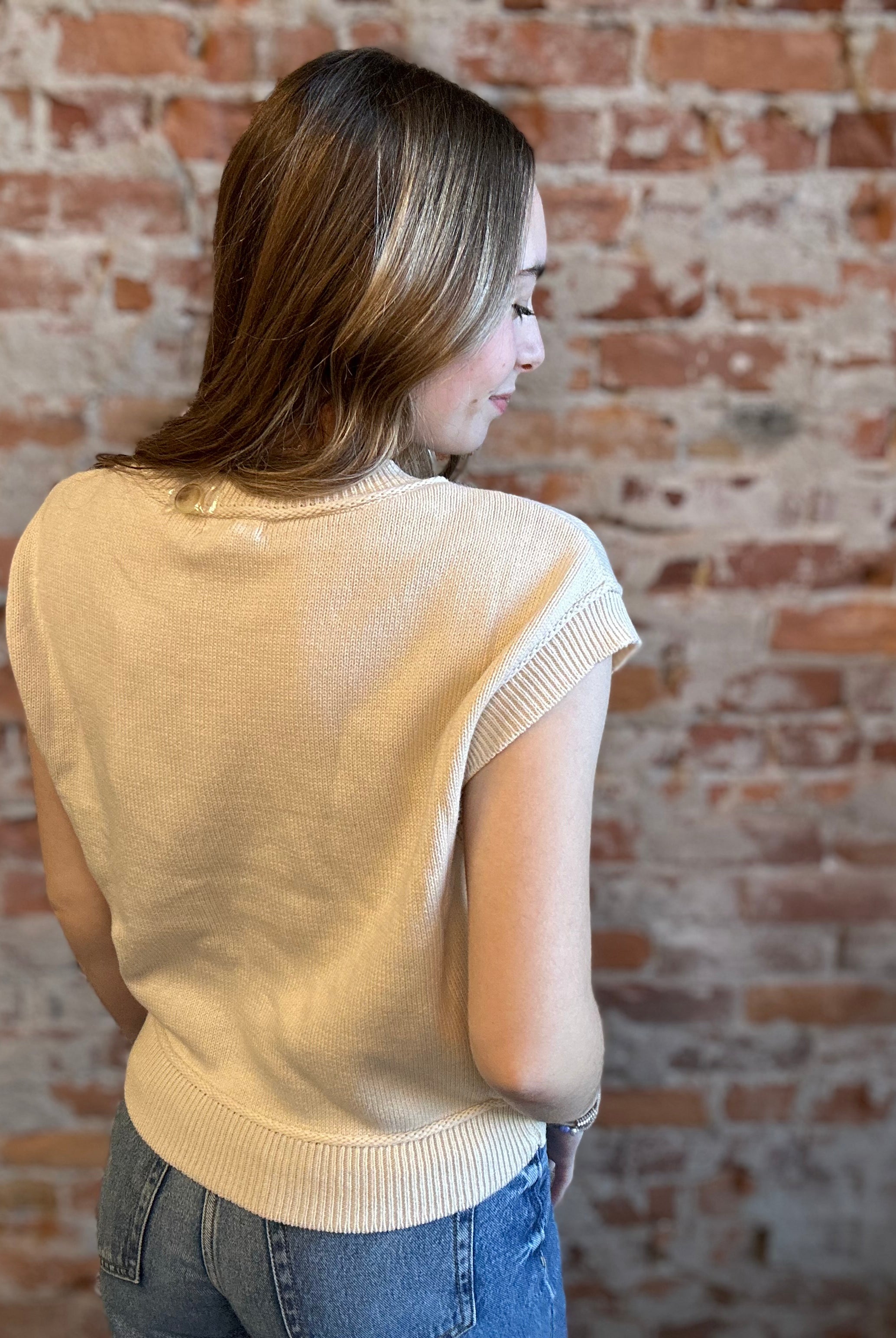 Bryant Cream Sweater Cardi-Sweaters-Blu Pepper-The Funky Zebra Ames, Women's Fashion Boutique in Ames, Iowa