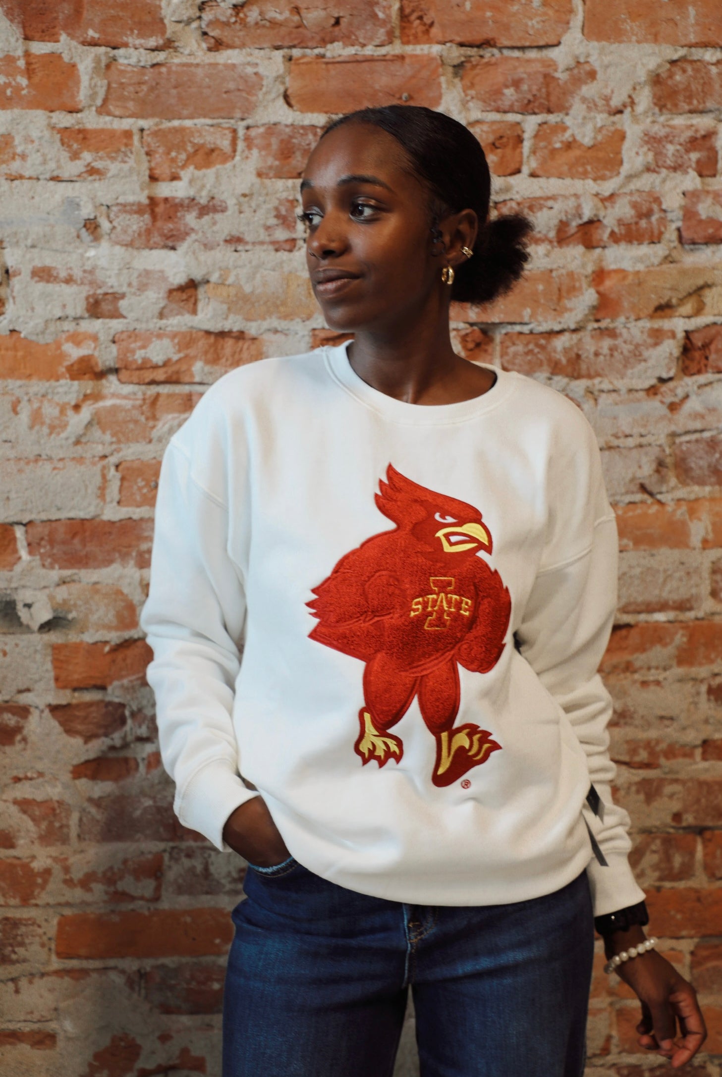 Cardinal Sweatshirt-Graphic Sweatshirt-Game Day Social-The Funky Zebra Ames, Women's Fashion Boutique in Ames, Iowa