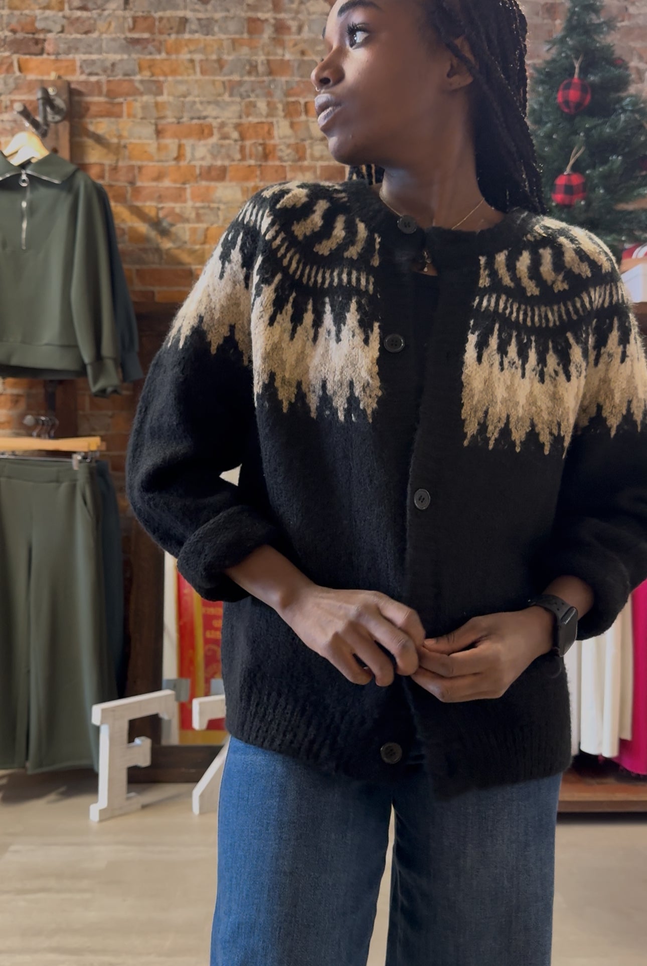 Lane Vintage Cardigan-apparel-Pinch-The Funky Zebra Ames, Women's Fashion Boutique in Ames, Iowa