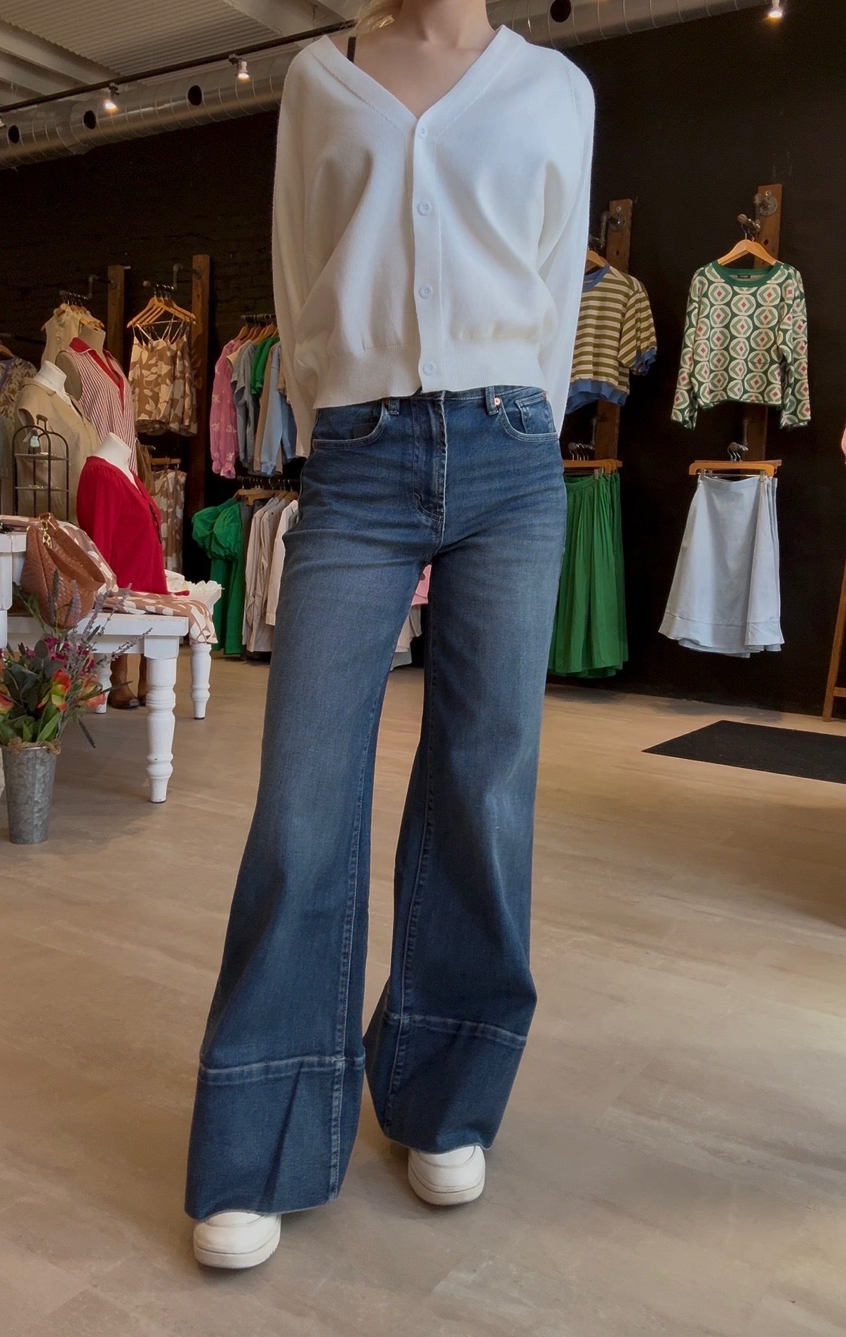 Emerson Relaxed Flare-Pants-Habitual-The Funky Zebra Ames, Women's Fashion Boutique in Ames, Iowa