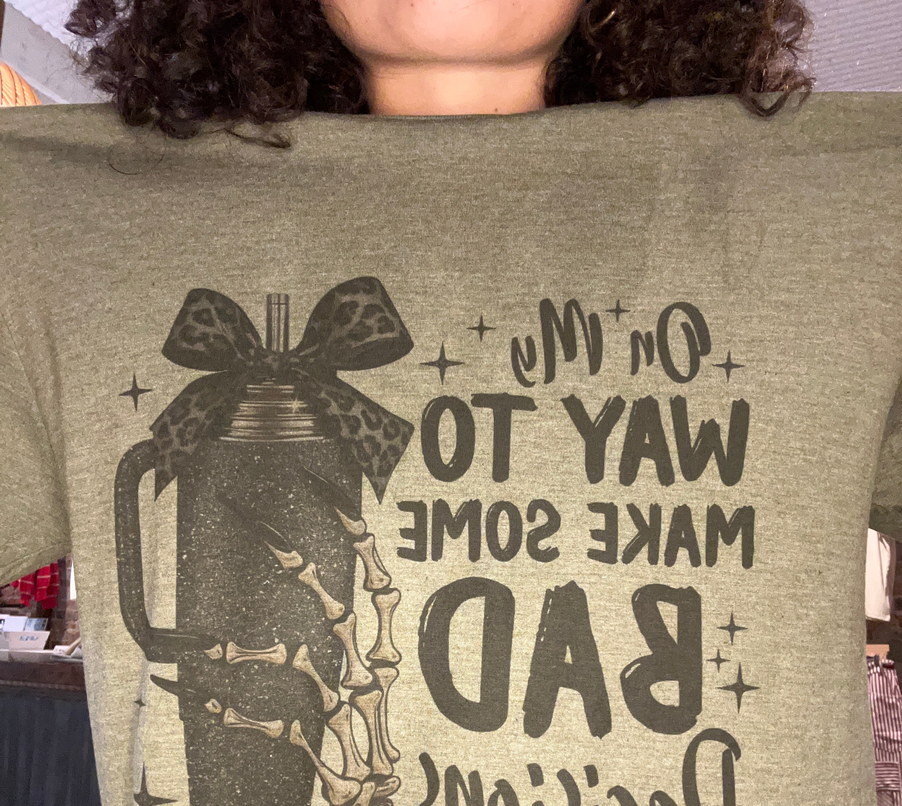 Bad Decisions Tee-Graphic Tee's-Trendznmore-The Funky Zebra Ames, Women's Fashion Boutique in Ames, Iowa