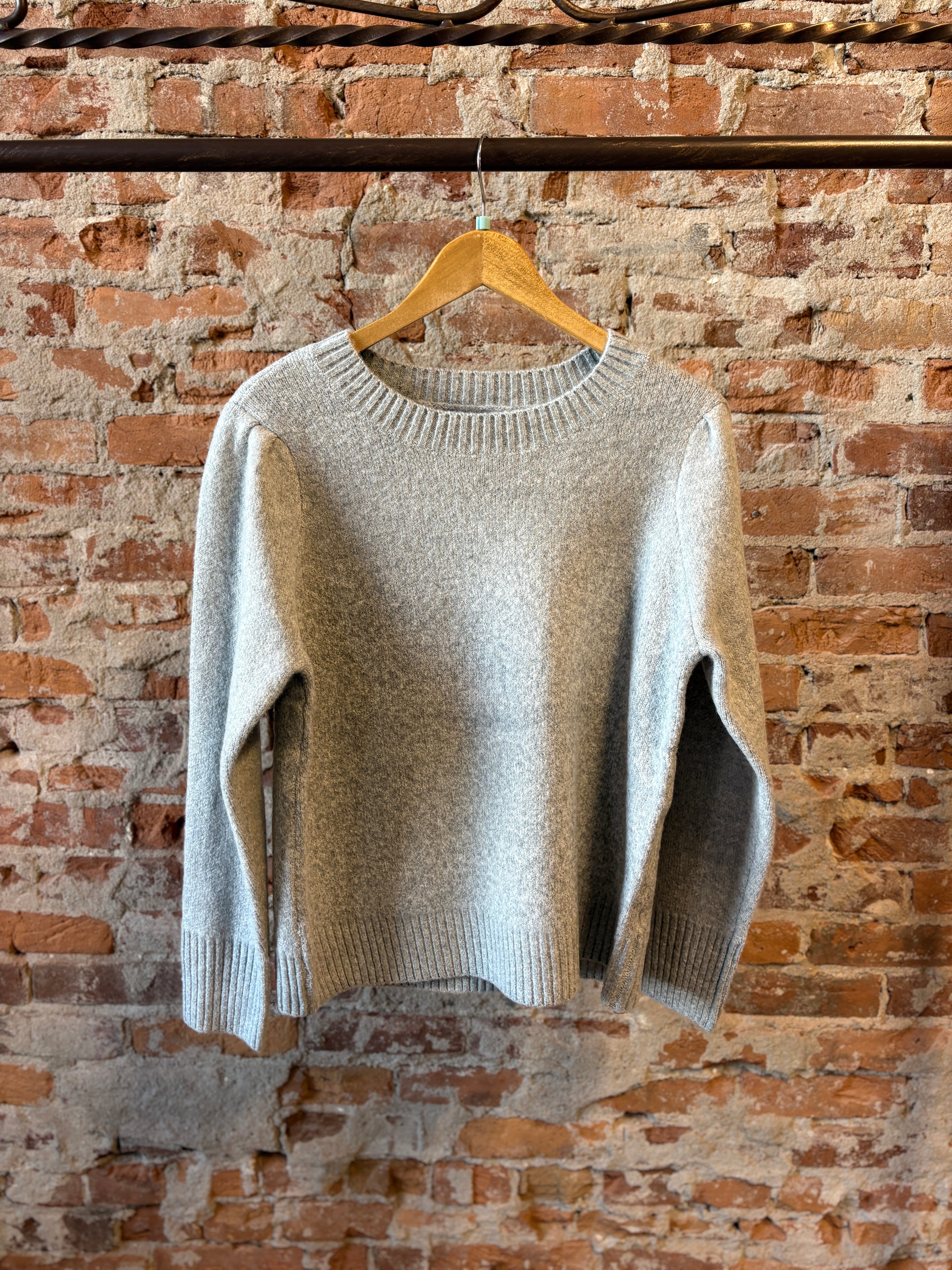 Kathryn Puff Sleeve Sweater-apparel-Staccato-The Funky Zebra Ames, Women's Fashion Boutique in Ames, Iowa