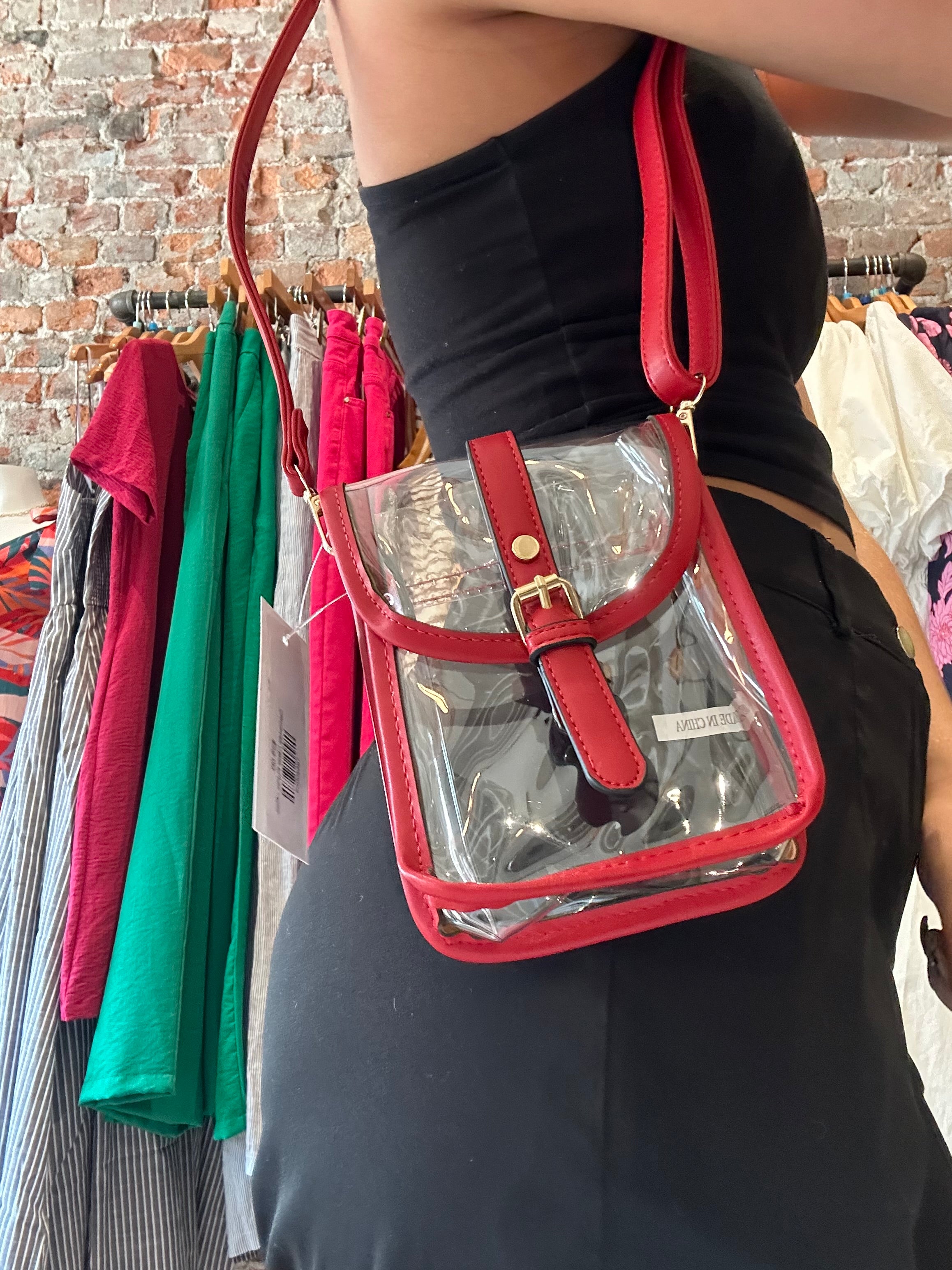 Gameday Clear Purse-Handbags-Judson-The Funky Zebra Ames, Women's Fashion Boutique in Ames, Iowa