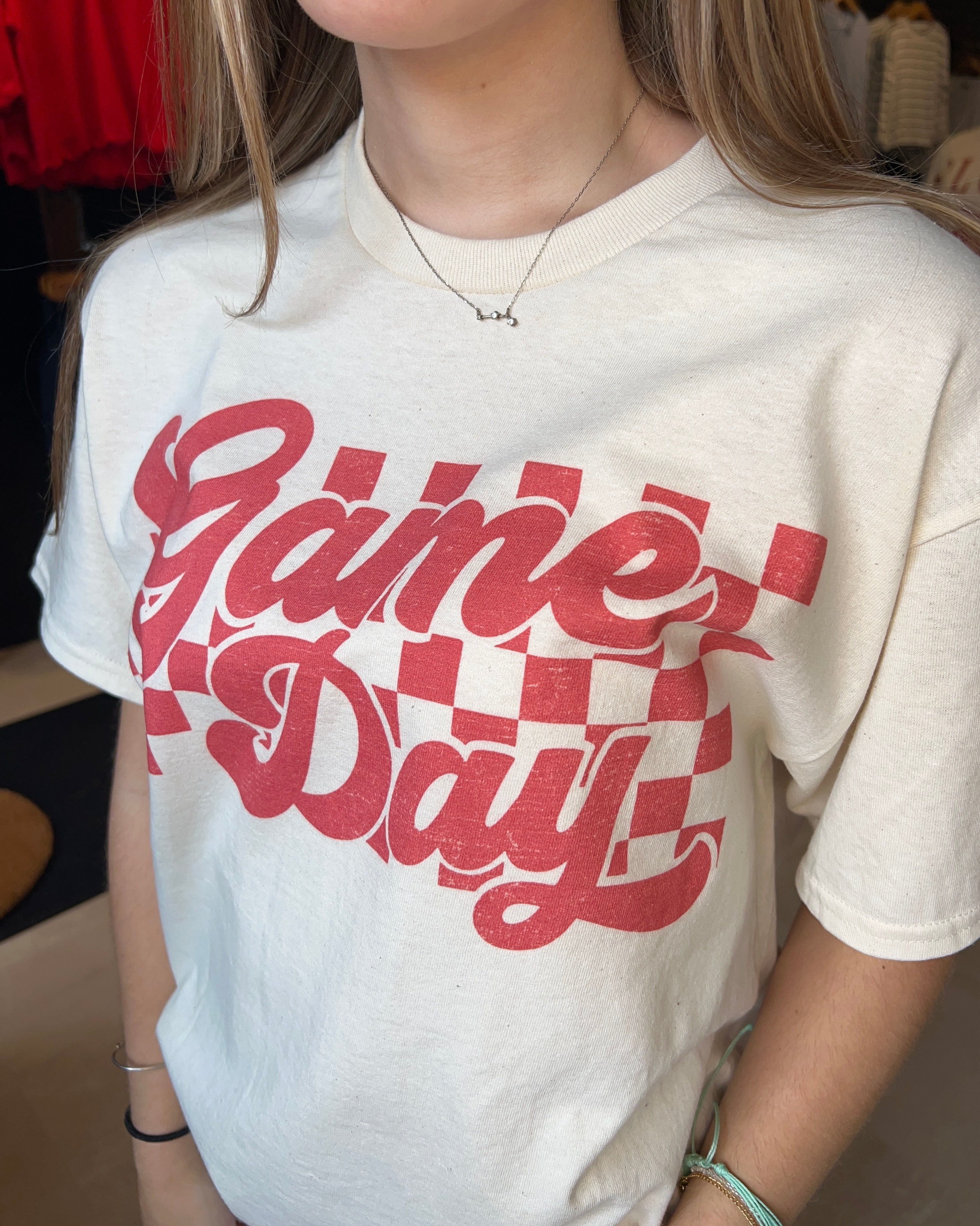 Game Day Oversized Tee-Graphic Tee's-Good Day Street-The Funky Zebra Ames, Women's Fashion Boutique in Ames, Iowa