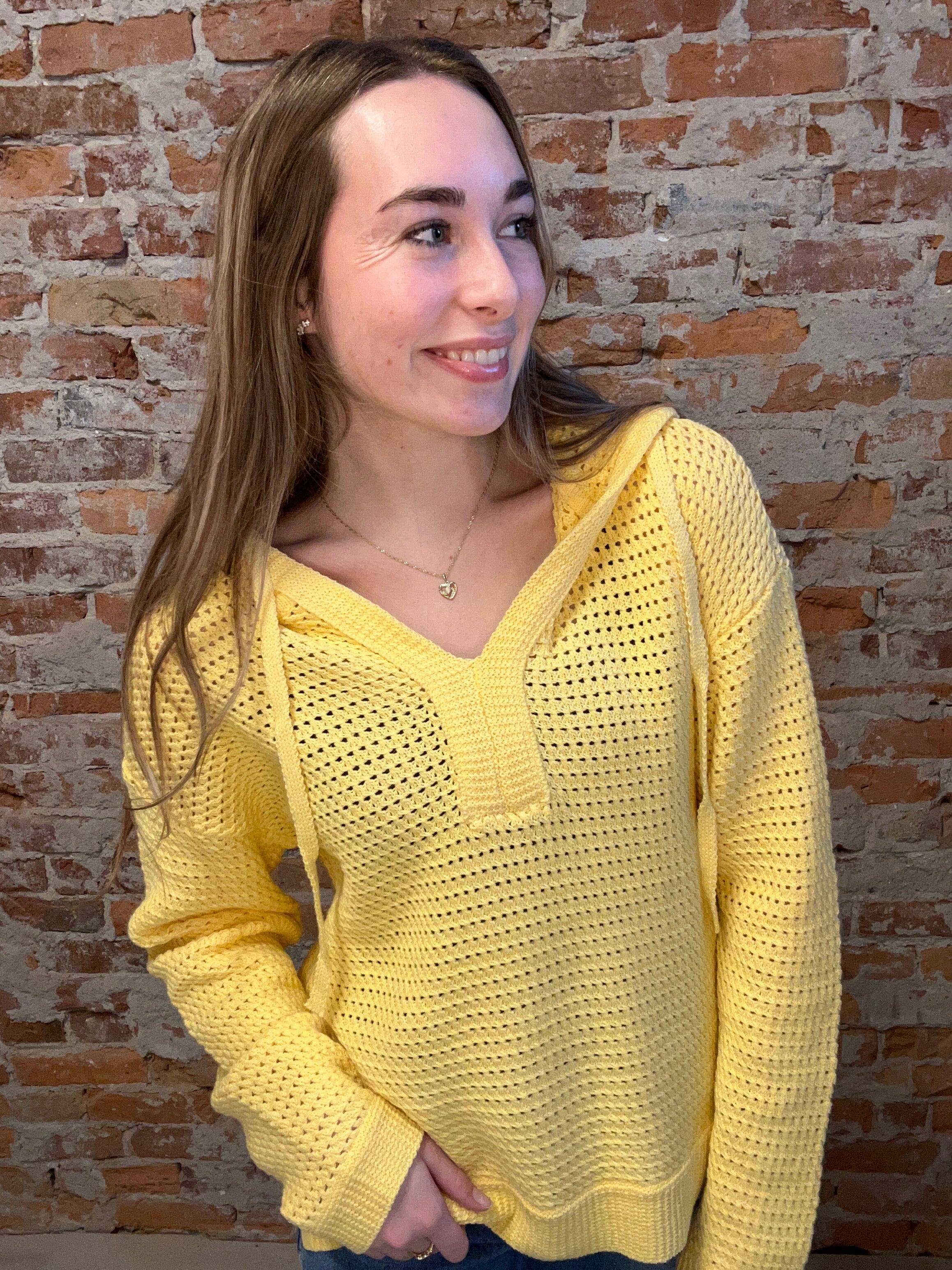 Tessa Drawstring Sweater-2 Colors-Sweaters-Hem & Thread-The Funky Zebra Ames, Women's Fashion Boutique in Ames, Iowa