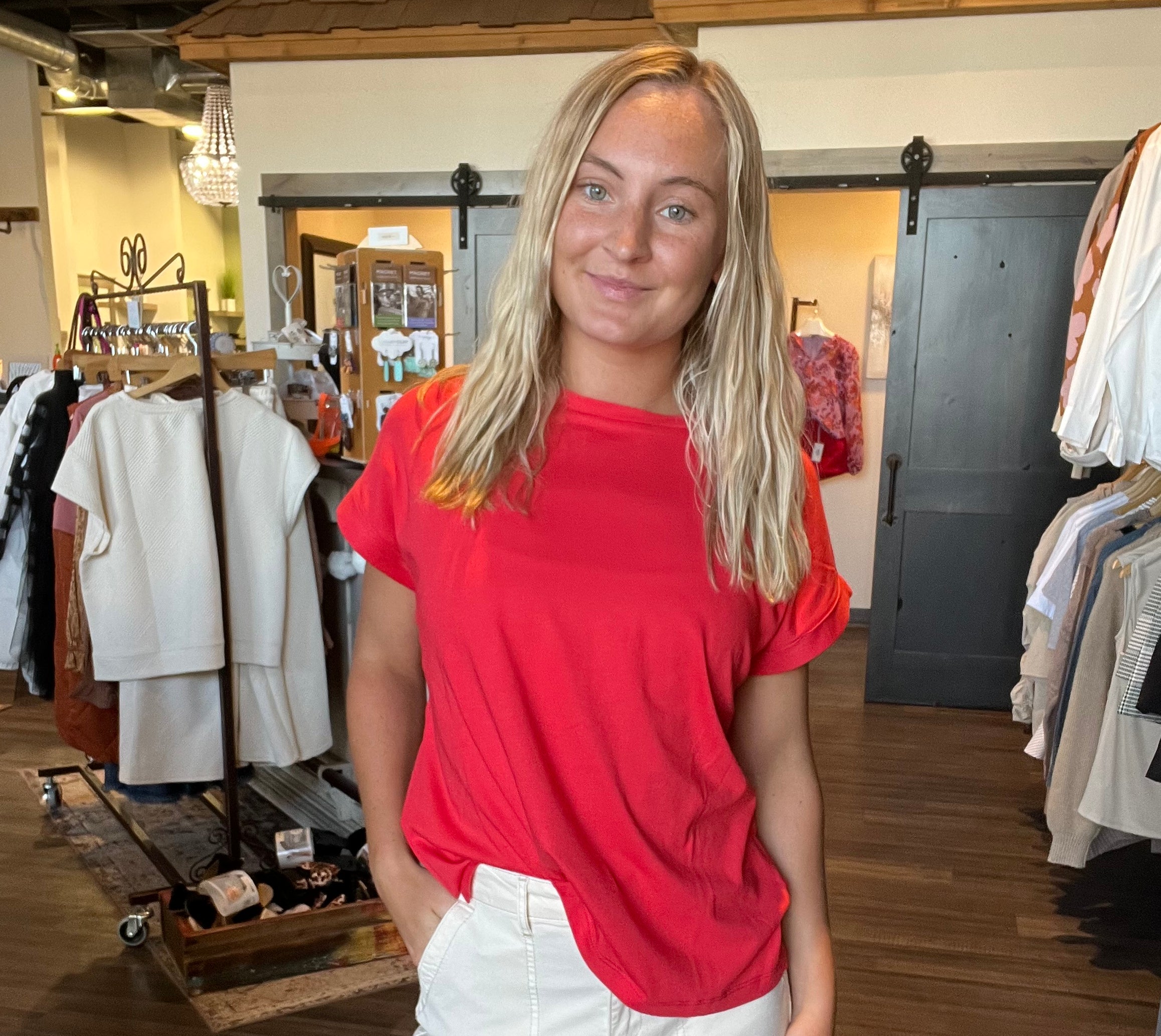 Kinsley Tee-The Funky Zebra Ames-The Funky Zebra Ames, Women's Fashion Boutique in Ames, Iowa