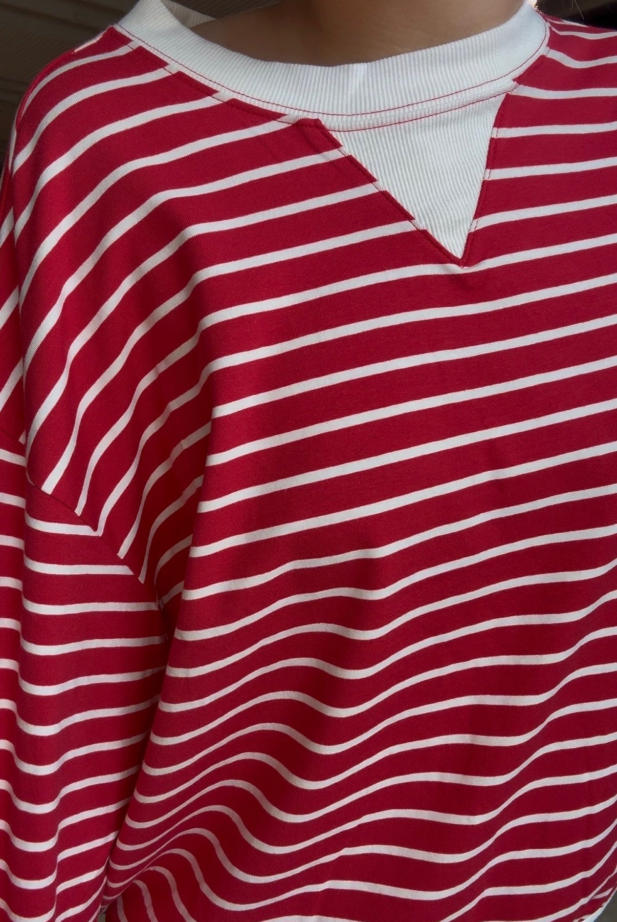 Maggie Striped Long Sleeve Pullover-Zenana-The Funky Zebra Ames, Women's Fashion Boutique in Ames, Iowa