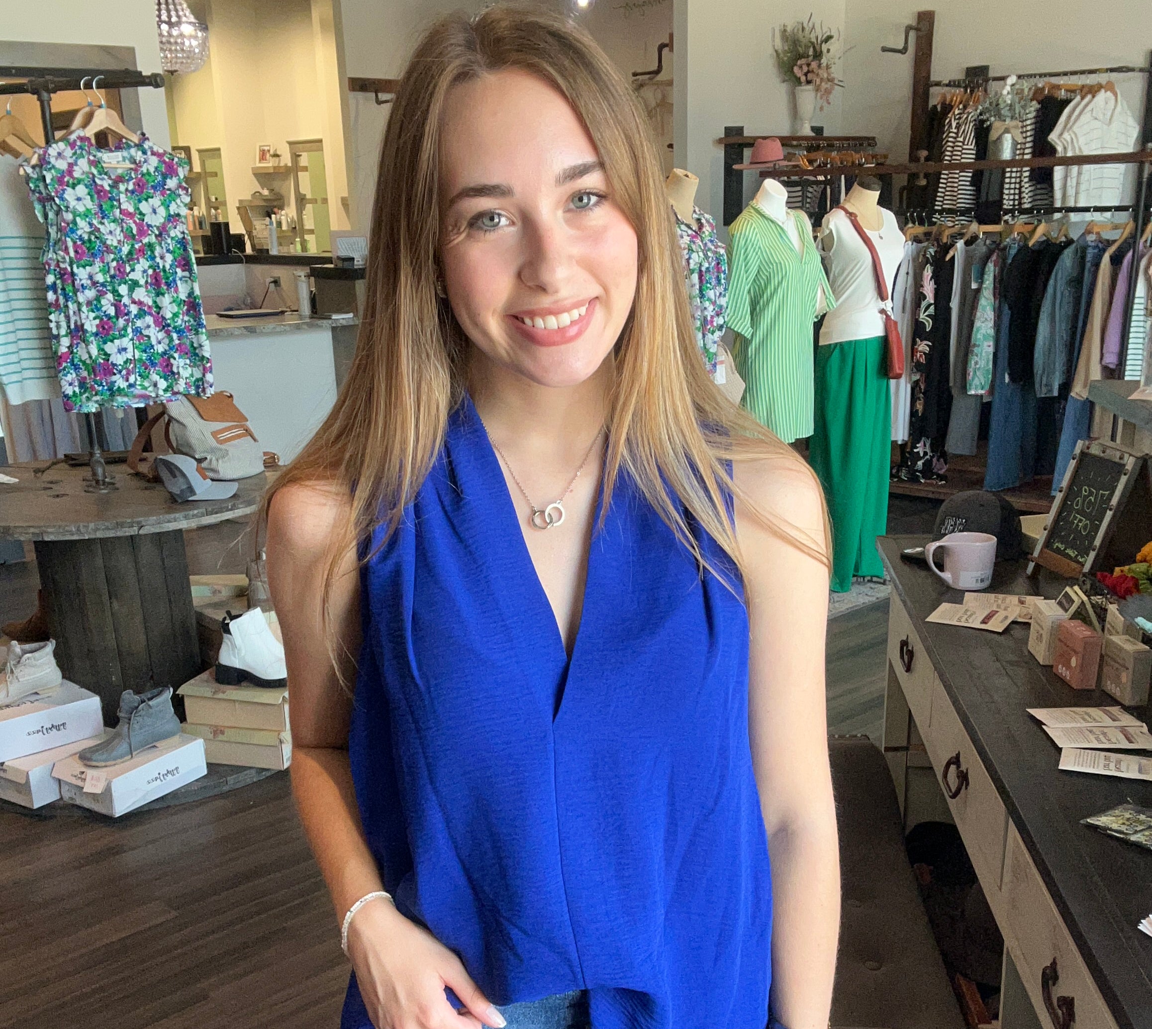 Janelle Royal Top-Eesome-The Funky Zebra Ames, Women's Fashion Boutique in Ames, Iowa