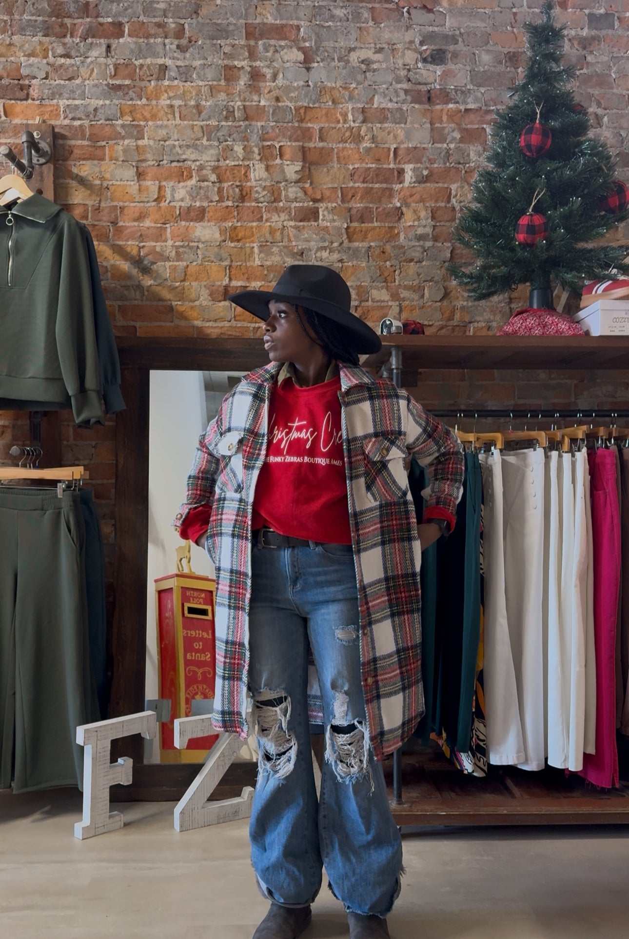 Jaci Long Plaid Shacket-Jackets-Panache Apparel Co.-The Funky Zebra Ames, Women's Fashion Boutique in Ames, Iowa