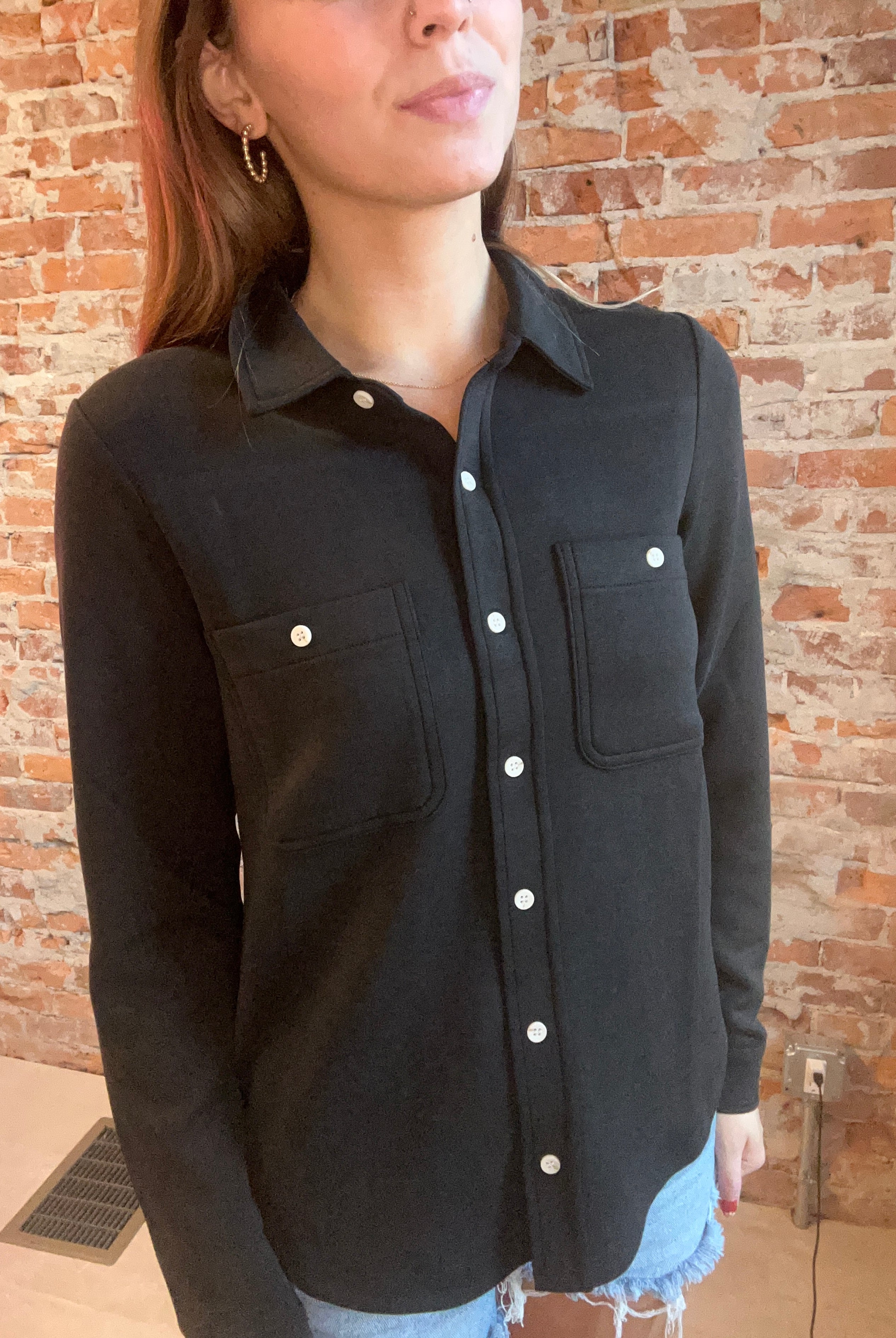 Mildred Long Sleeve Button Down-apparel-Thread and Supply-The Funky Zebra Ames, Women's Fashion Boutique in Ames, Iowa