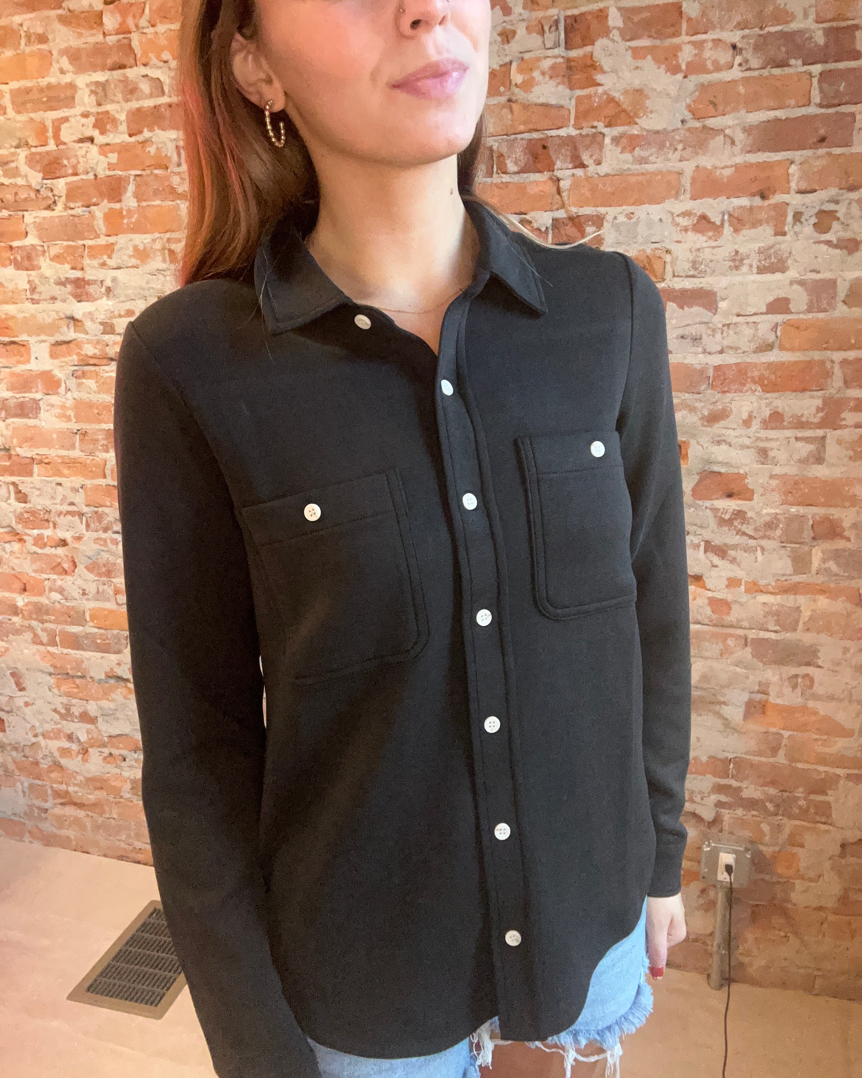 Mildred Long Sleeve Button Down-apparel-Thread and Supply-The Funky Zebra Ames, Women's Fashion Boutique in Ames, Iowa