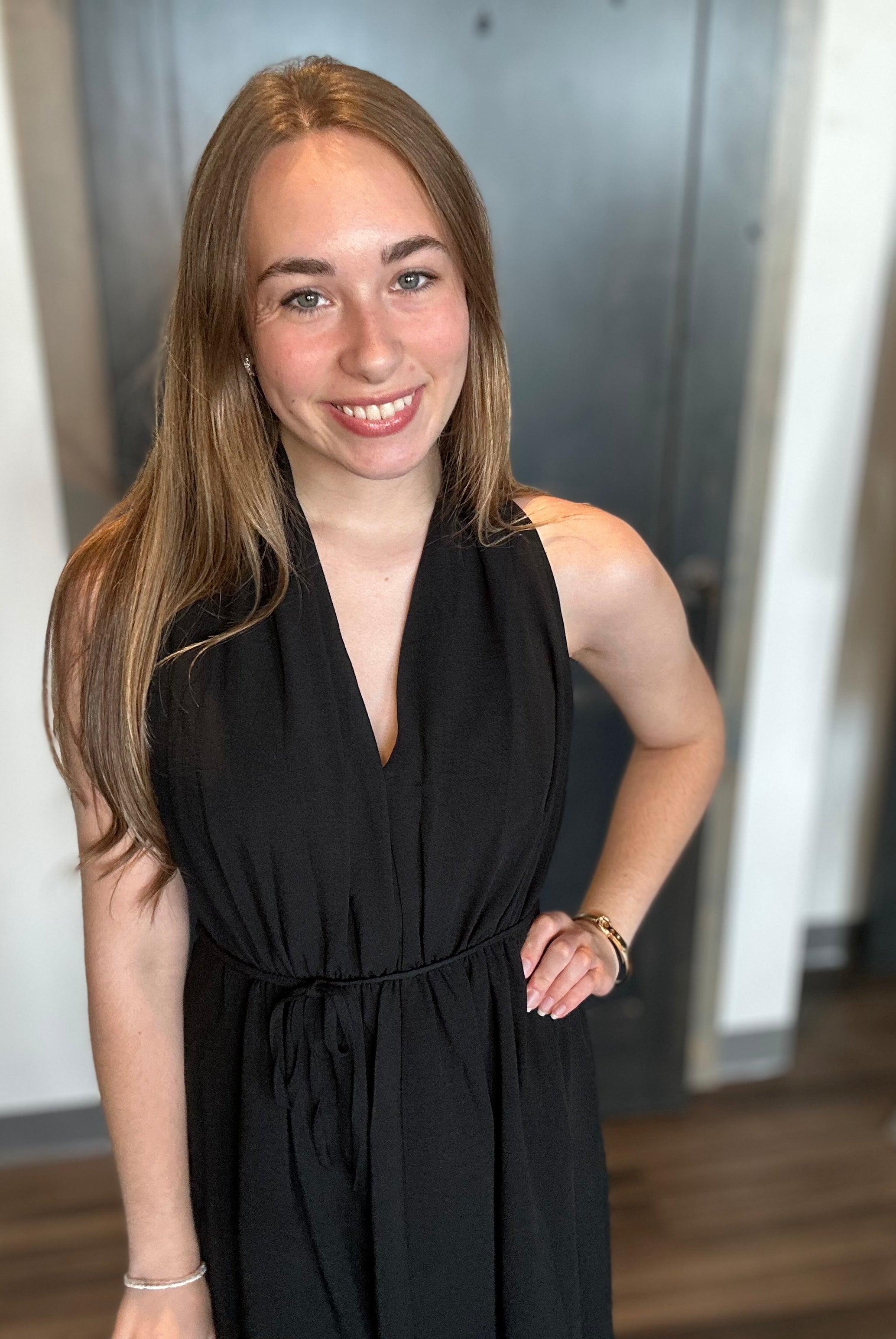 Laurel Black Dress-Molly Bracken-The Funky Zebra Ames, Women's Fashion Boutique in Ames, Iowa