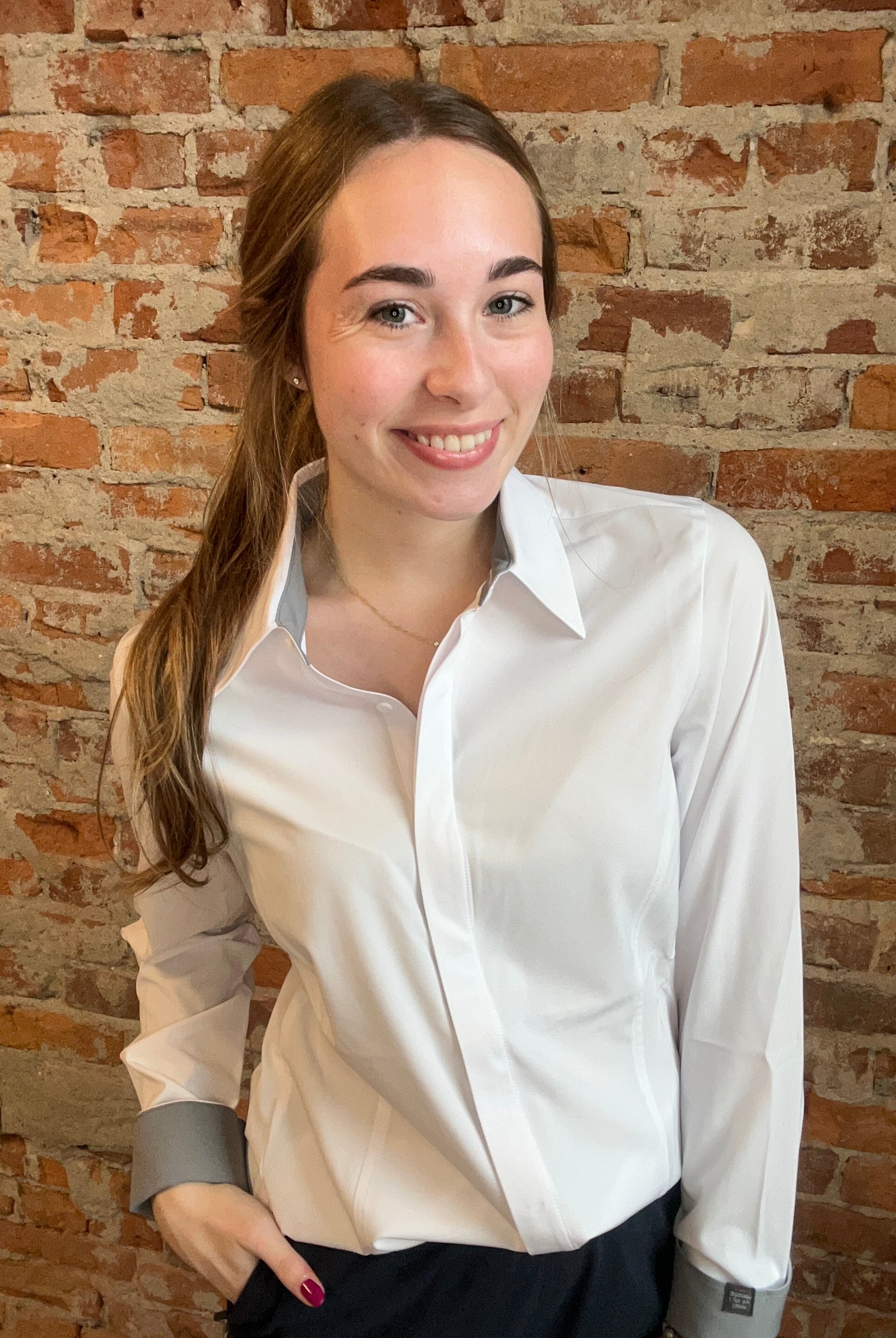 Executive Button Up-Storm Creek-The Funky Zebra Ames, Women's Fashion Boutique in Ames, Iowa