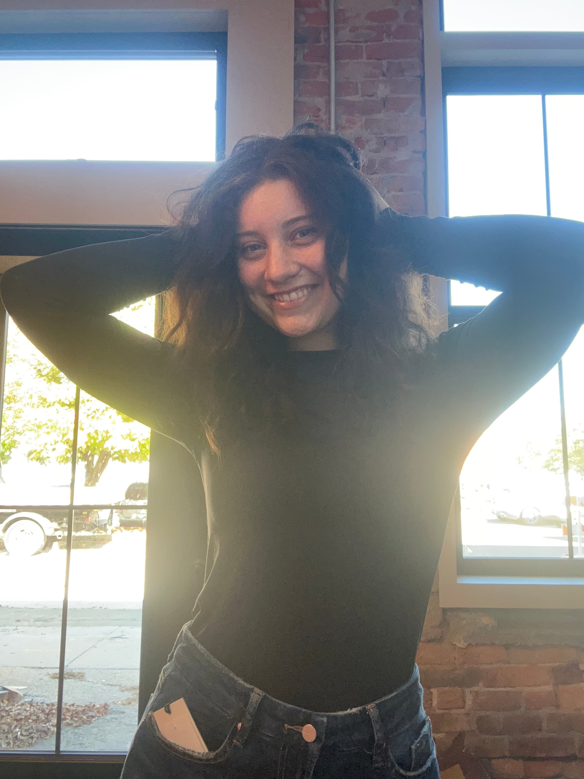 Sharlene Microfiber Long SleeveTees-Long Sleeves-Zenana-The Funky Zebra Ames, Women's Fashion Boutique in Ames, Iowa