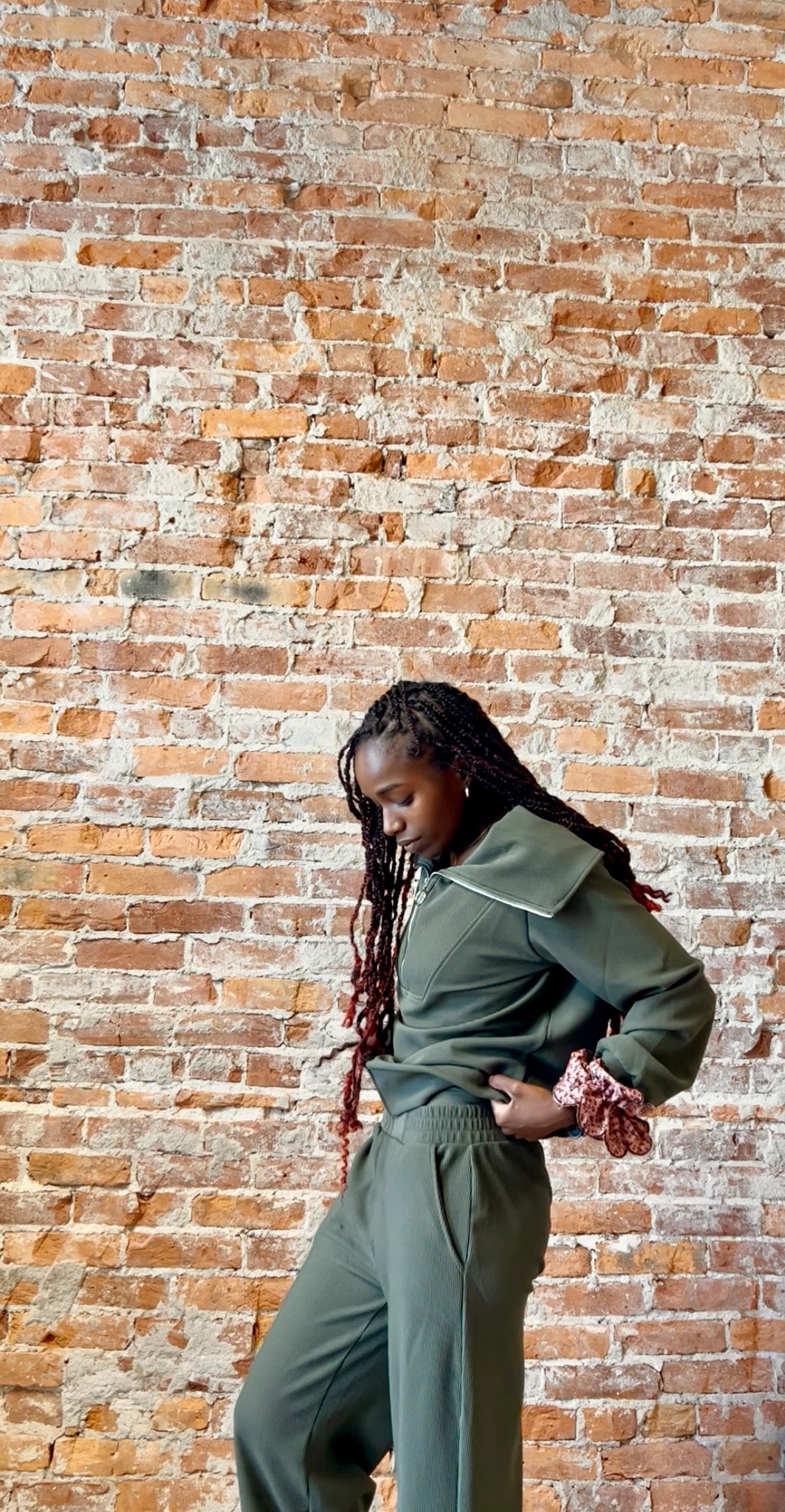 Lola Quarter Zip & Pants Set-Long Sleeves-Zenana-The Funky Zebra Ames, Women's Fashion Boutique in Ames, Iowa