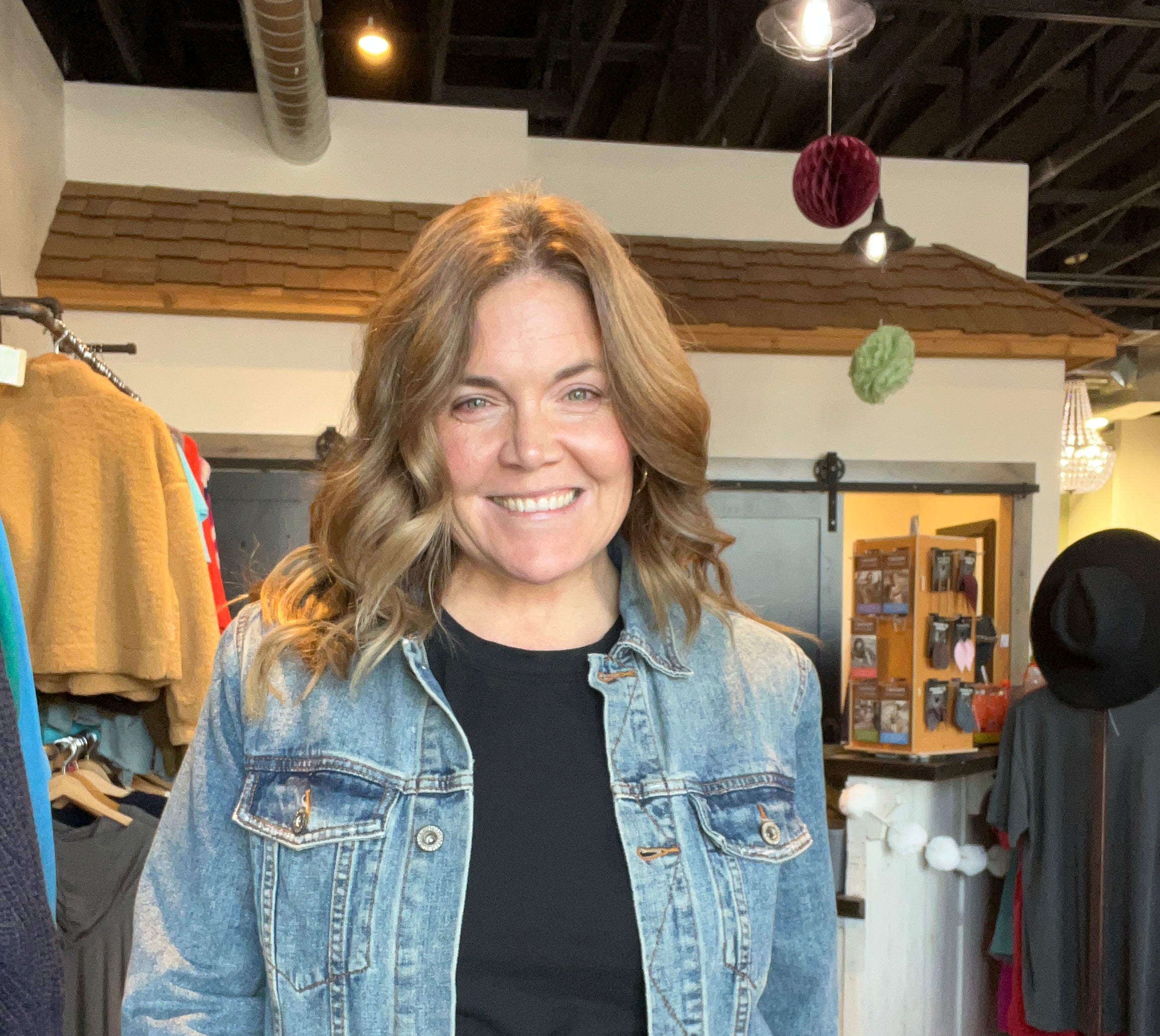 MN Bamboo Denim Jacket-Jackets-The Funky Zebra Ames-The Funky Zebra Ames, Women's Fashion Boutique in Ames, Iowa