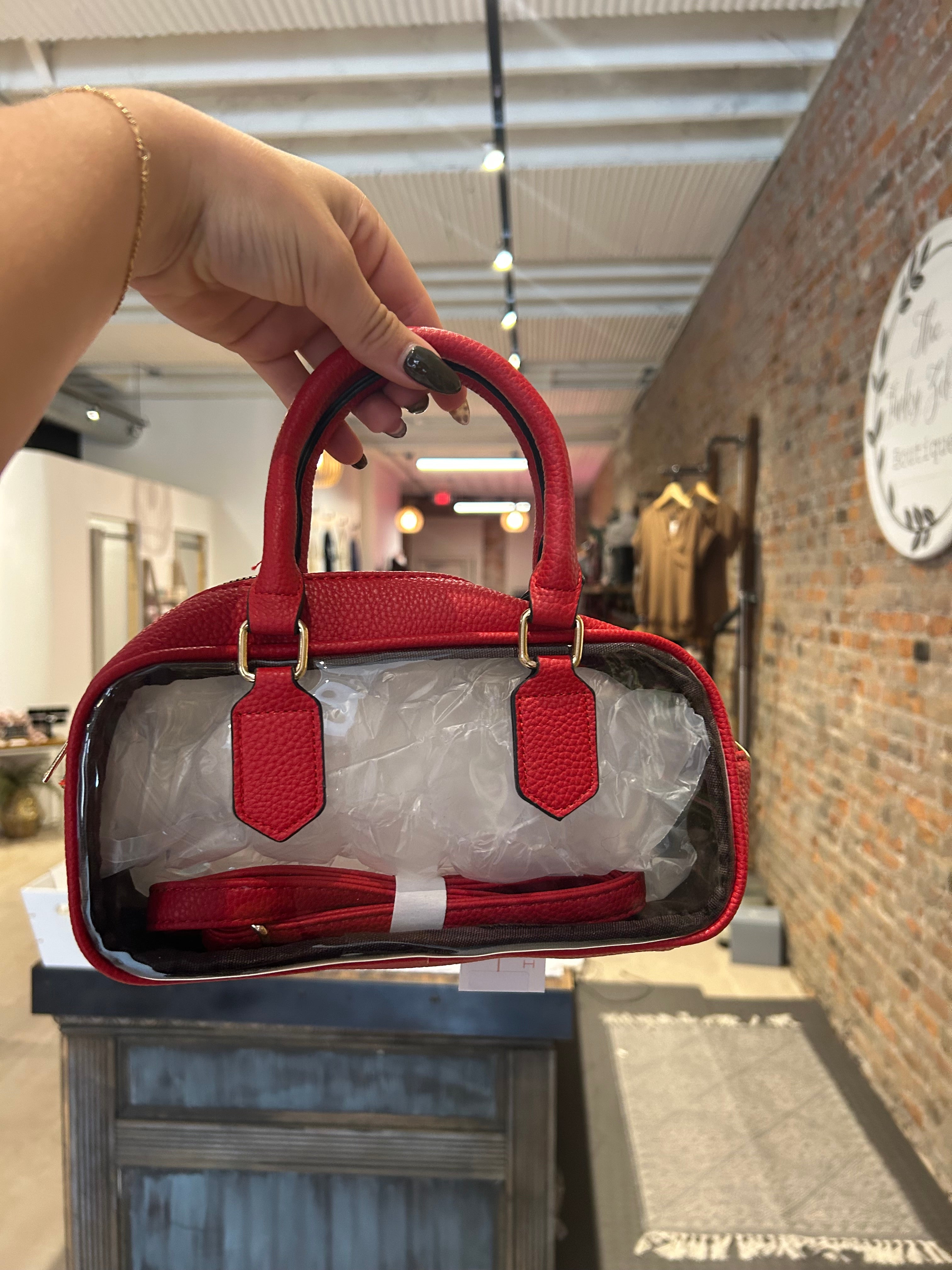 Gameday Clear Purse-Handbags-Judson-The Funky Zebra Ames, Women's Fashion Boutique in Ames, Iowa