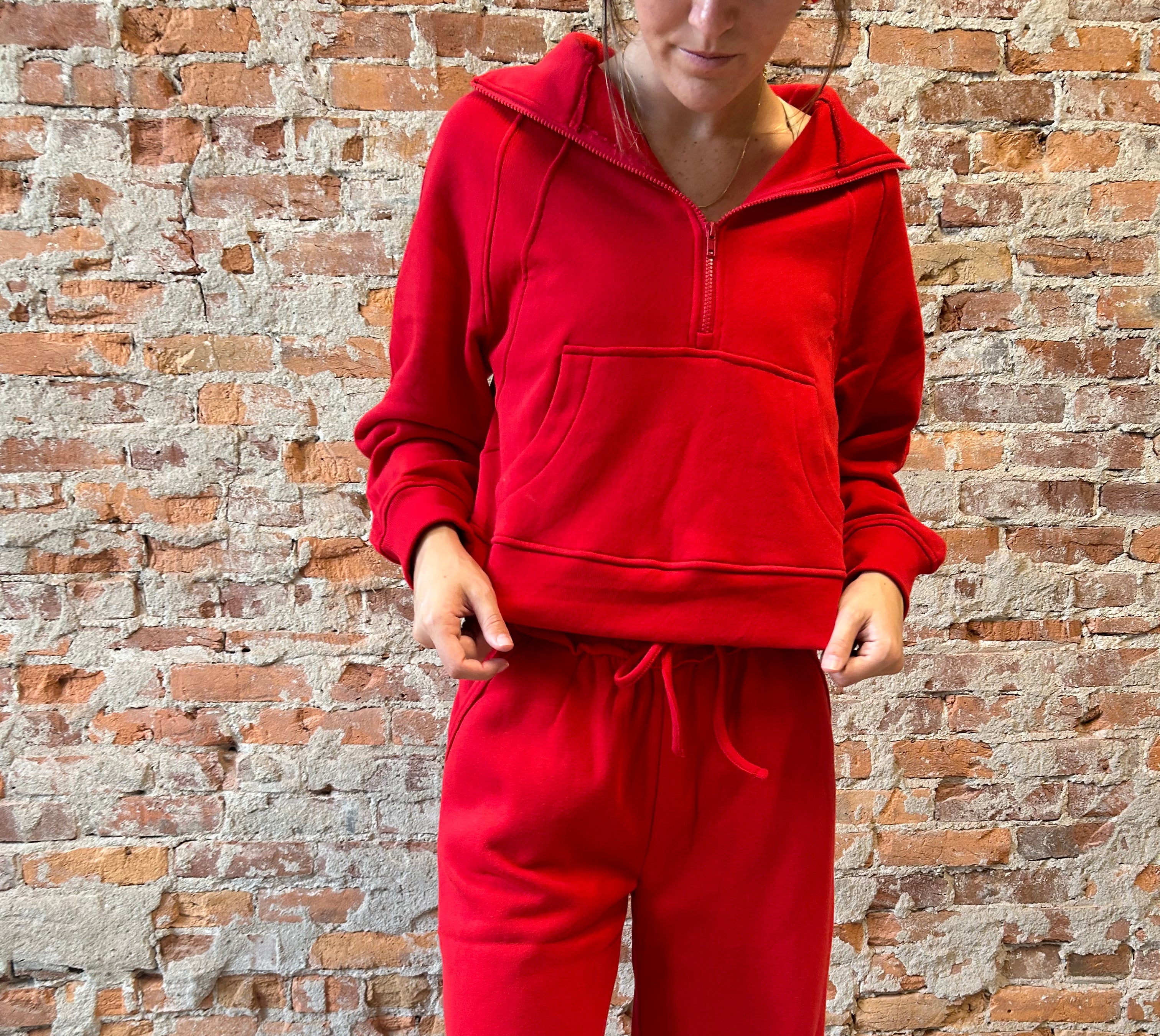 Fleece Exposed Seam Wide Leg Sweatpants-Pants-Zenana-The Funky Zebra Ames, Women's Fashion Boutique in Ames, Iowa