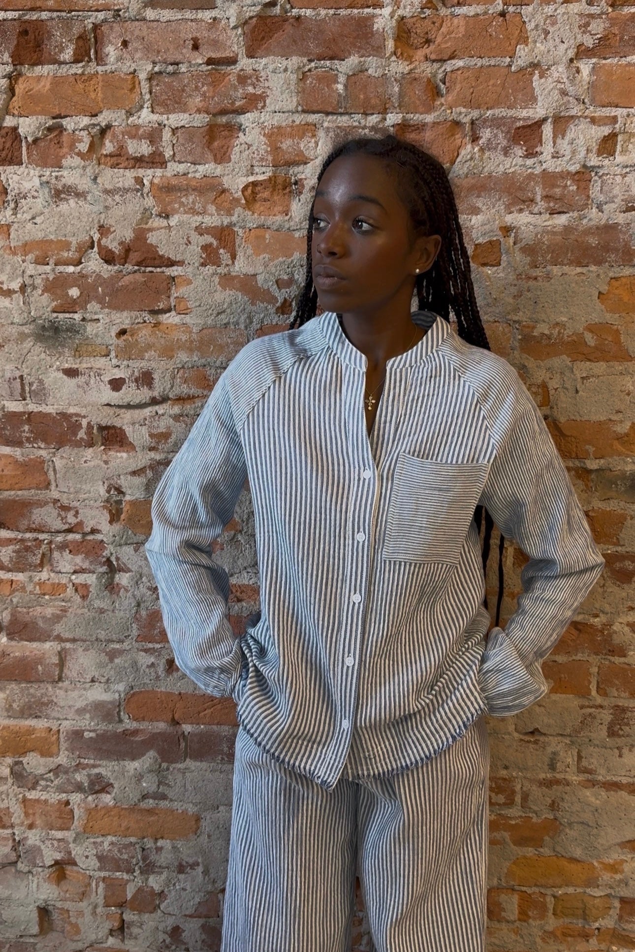 Maia Shirt-Long Sleeves-The Funky Zebra Ames-The Funky Zebra Ames, Women's Fashion Boutique in Ames, Iowa