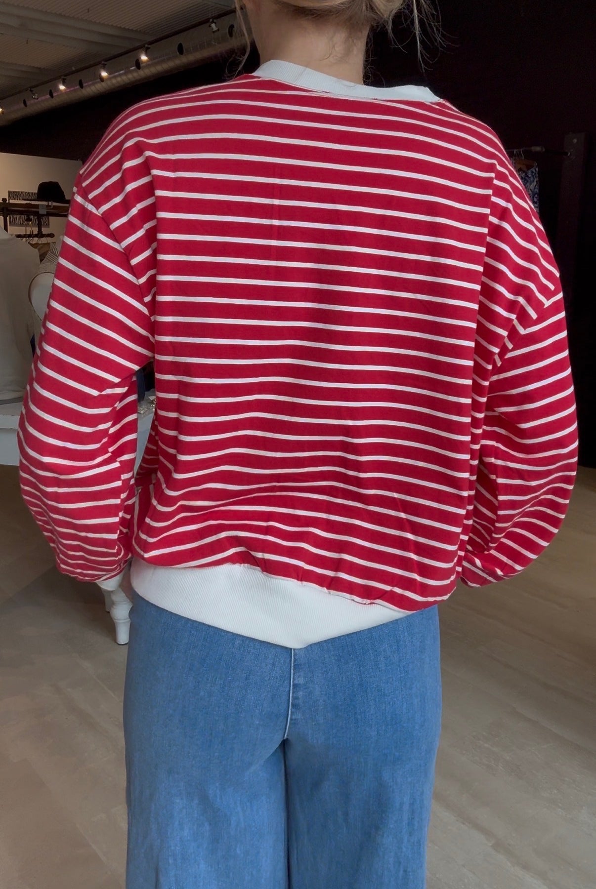 Maggie Striped Long Sleeve Pullover-Zenana-The Funky Zebra Ames, Women's Fashion Boutique in Ames, Iowa