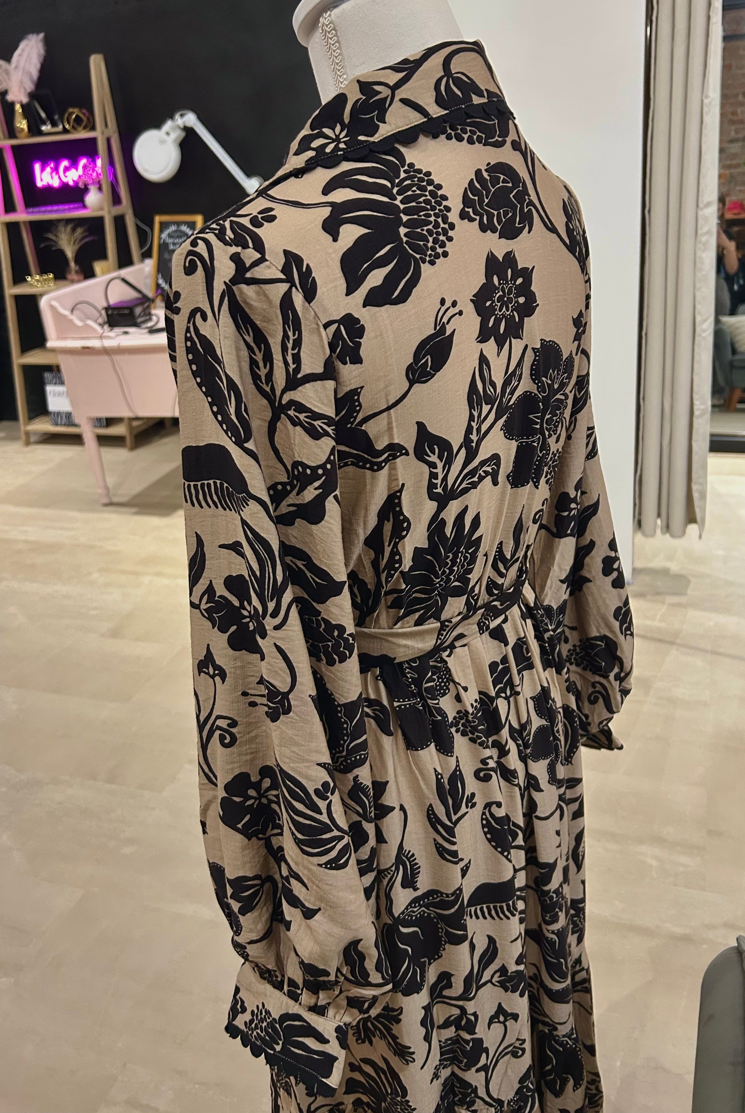 Dallas Oatmeal Dress-Dresses-Jodifl-The Funky Zebra Ames, Women's Fashion Boutique in Ames, Iowa