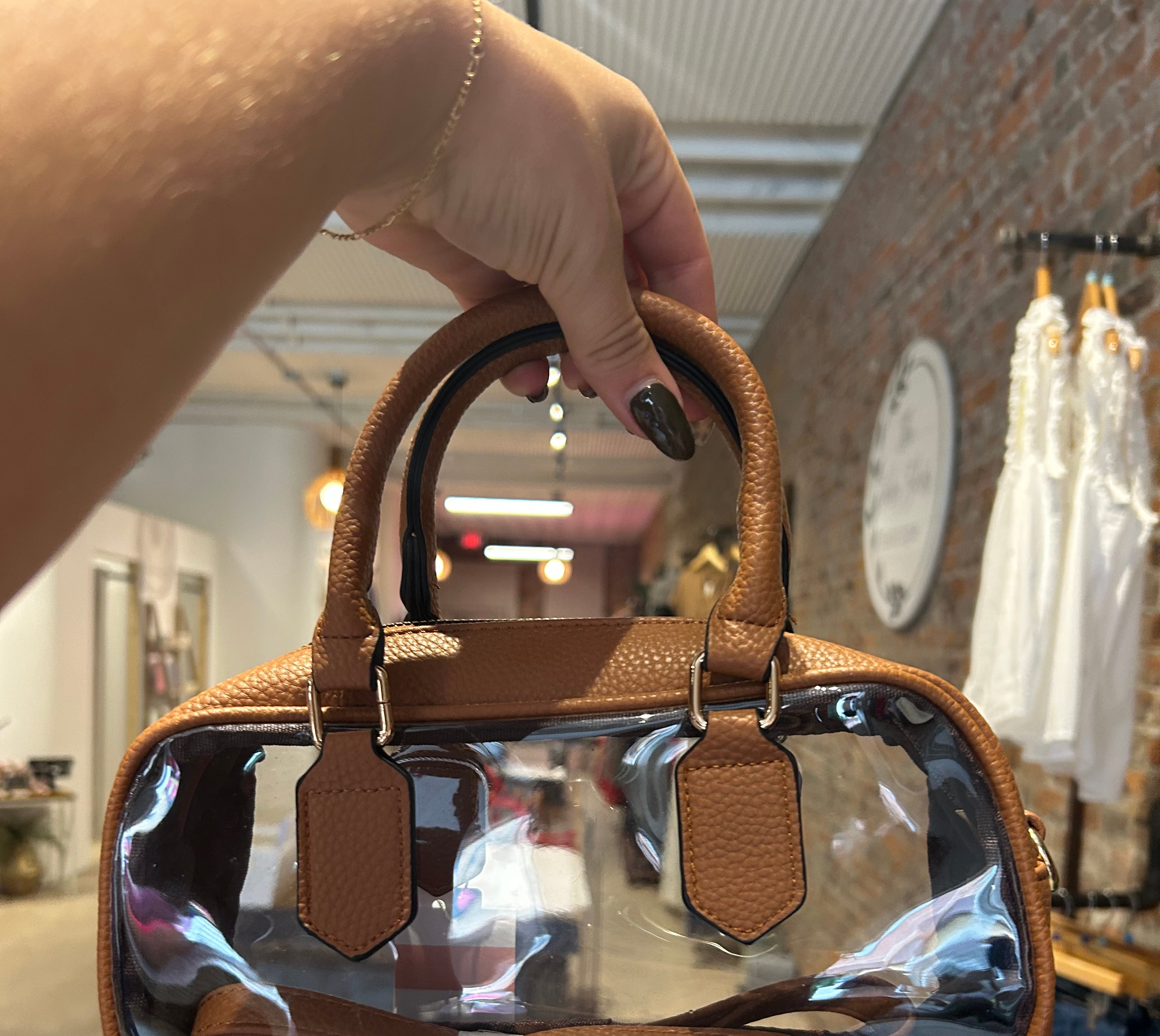 Gameday Clear Purse-Handbags-Judson-The Funky Zebra Ames, Women's Fashion Boutique in Ames, Iowa