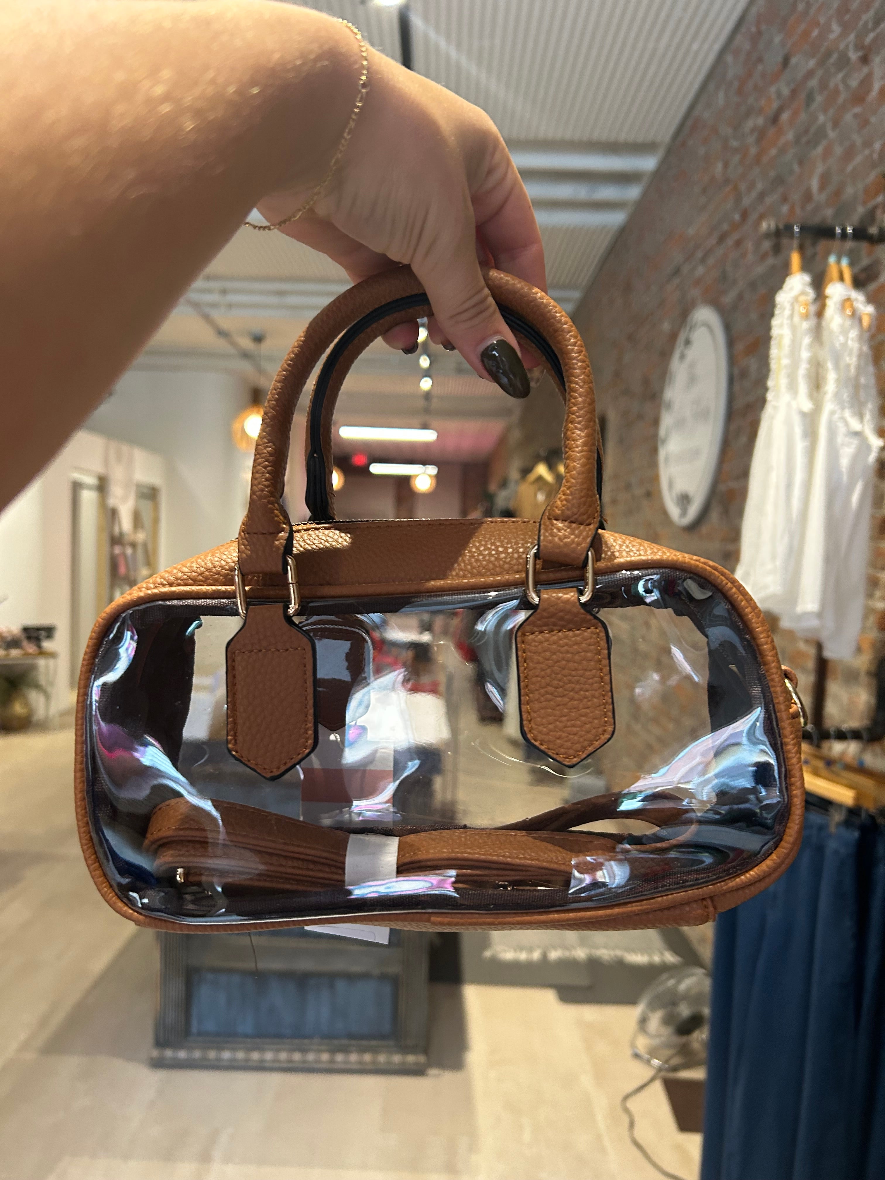 Gameday Clear Purse-Handbags-Judson-The Funky Zebra Ames, Women's Fashion Boutique in Ames, Iowa