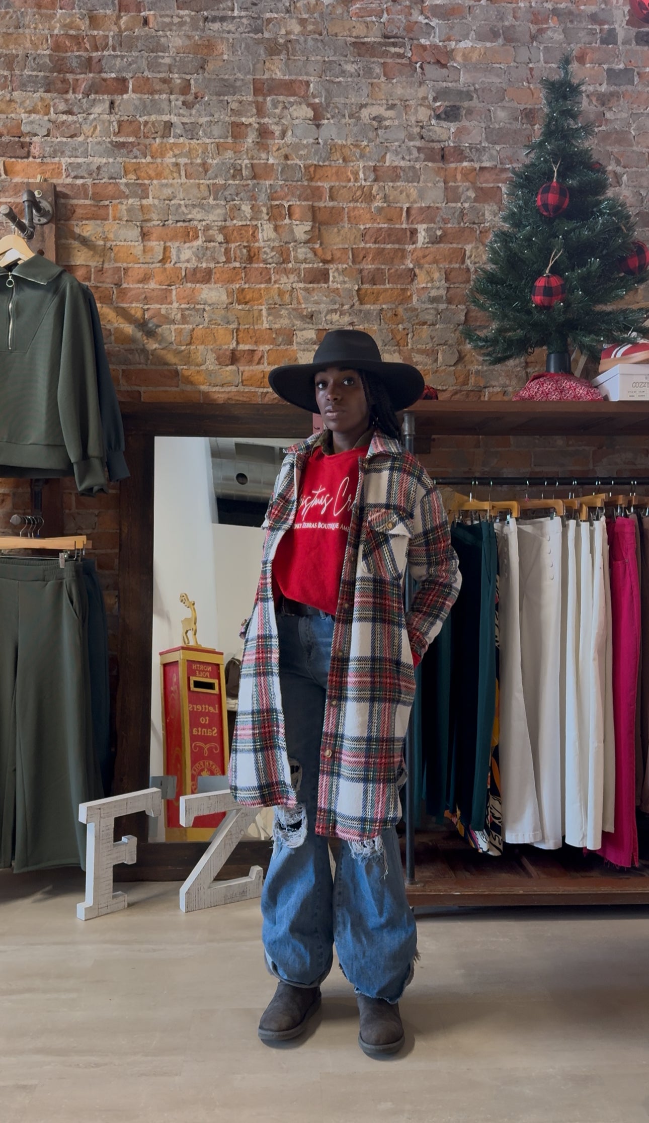Jaci Long Plaid Shacket-Jackets-Panache Apparel Co.-The Funky Zebra Ames, Women's Fashion Boutique in Ames, Iowa