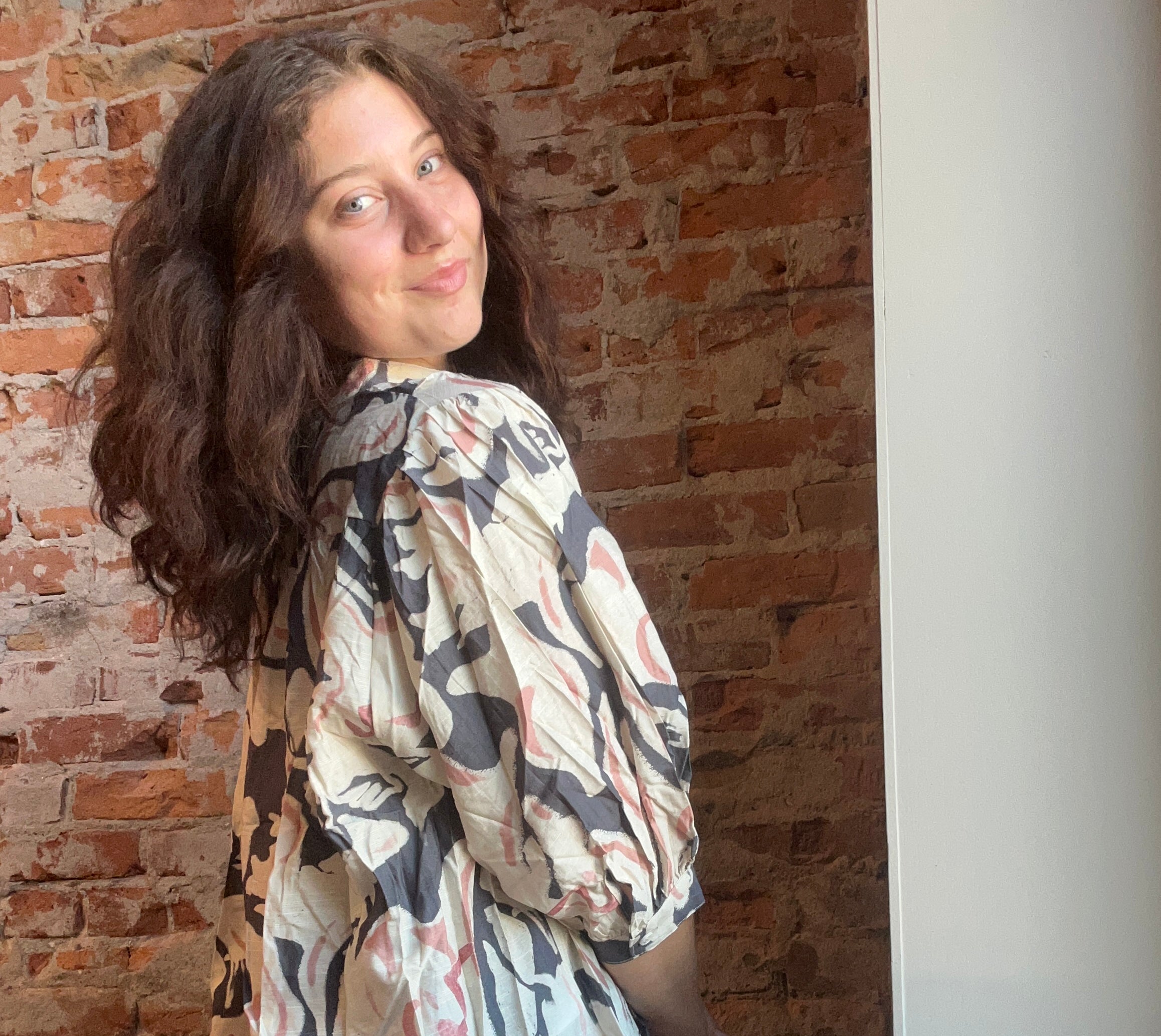 Charlie Printed Top-apparel-Ellison-The Funky Zebra Ames, Women's Fashion Boutique in Ames, Iowa