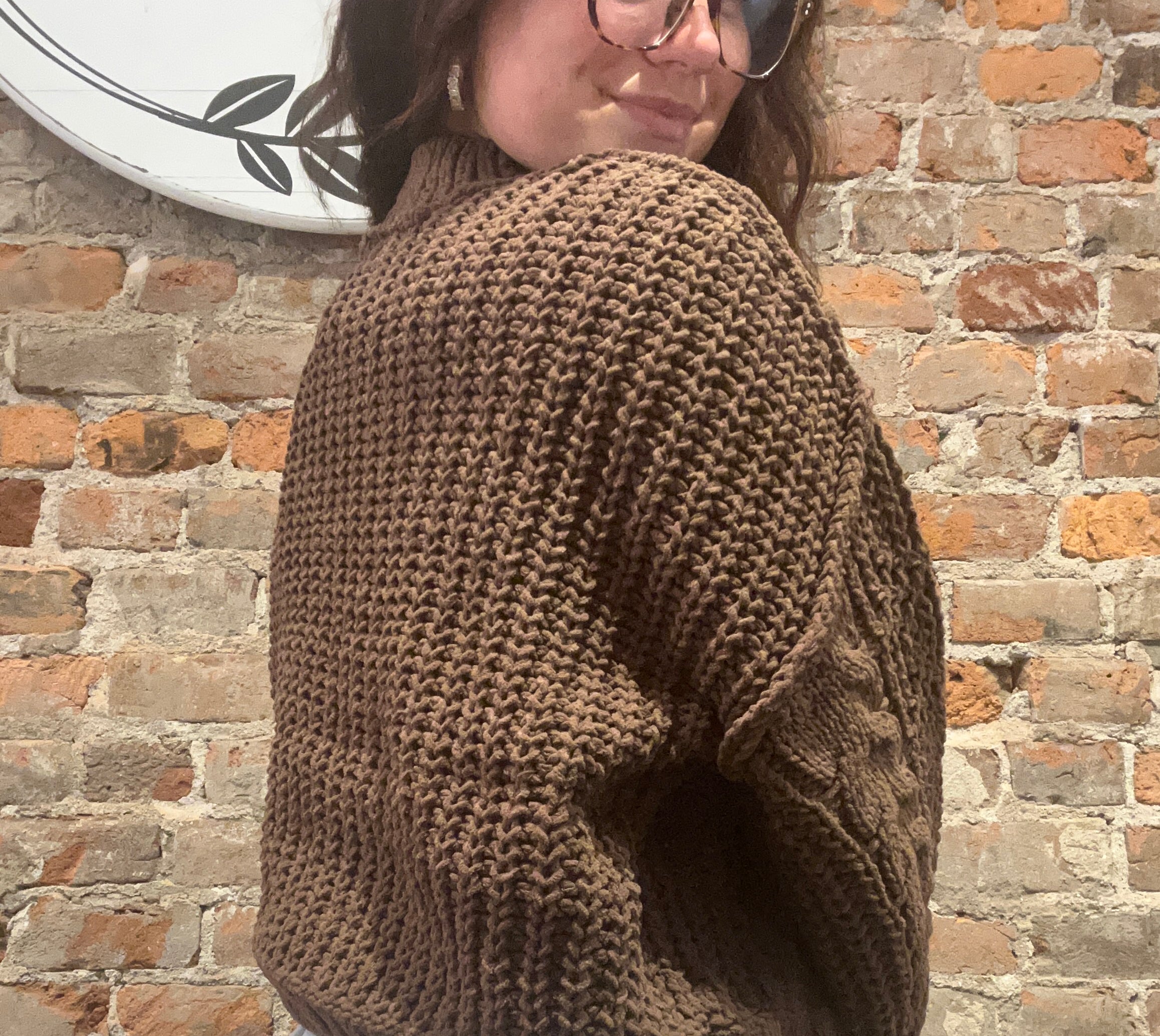 Sunni Cable Knit Sweater-Sweaters-The Funky Zebra Ames-The Funky Zebra Ames, Women's Fashion Boutique in Ames, Iowa