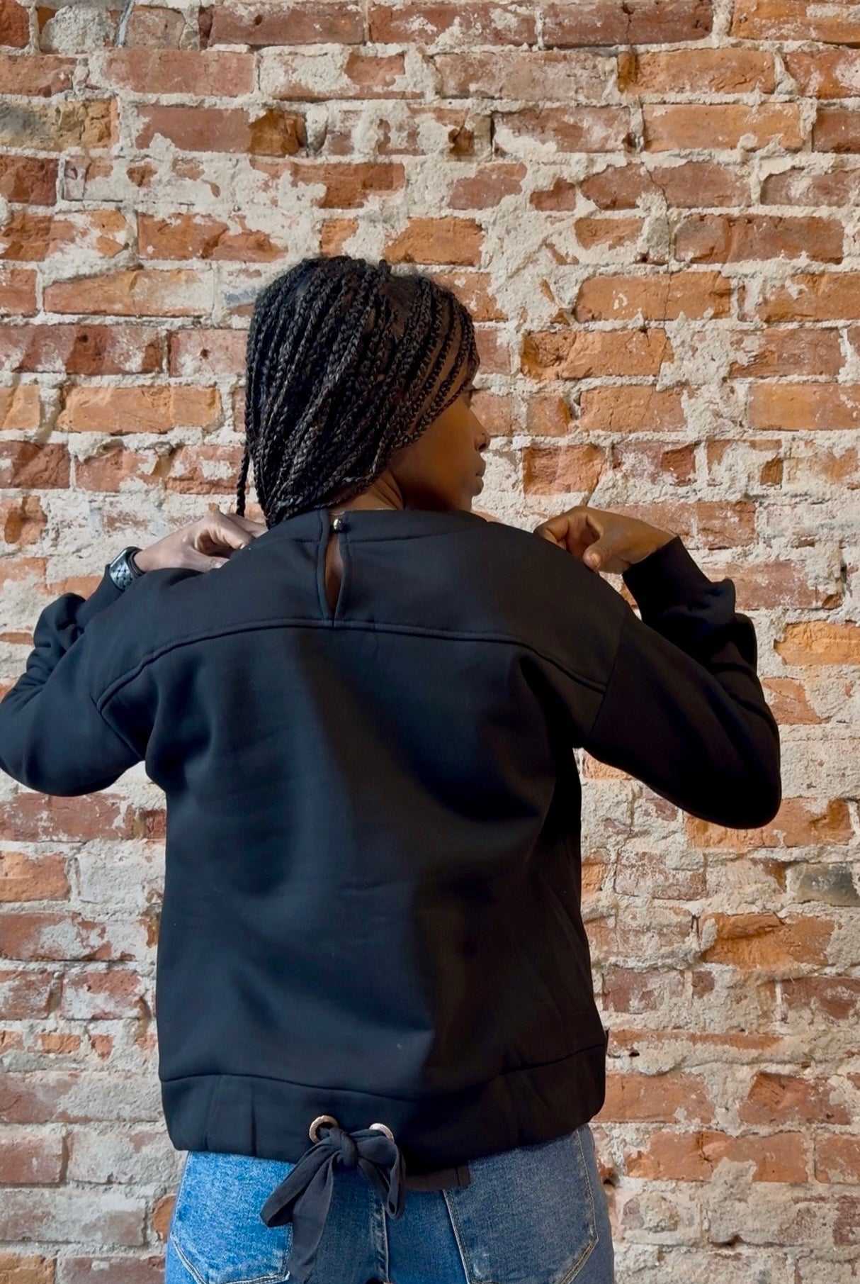 Roxy Ribbed Pullover-apparel-Doe and Rae-The Funky Zebra Ames, Women's Fashion Boutique in Ames, Iowa