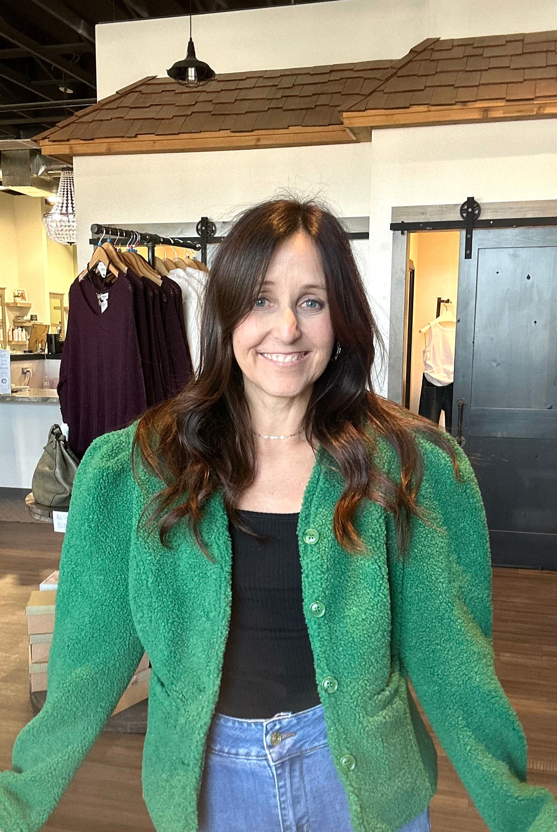 Gretchen Puff Sleeve Jacket-The Funky Zebra Ames-The Funky Zebra Ames, Women's Fashion Boutique in Ames, Iowa