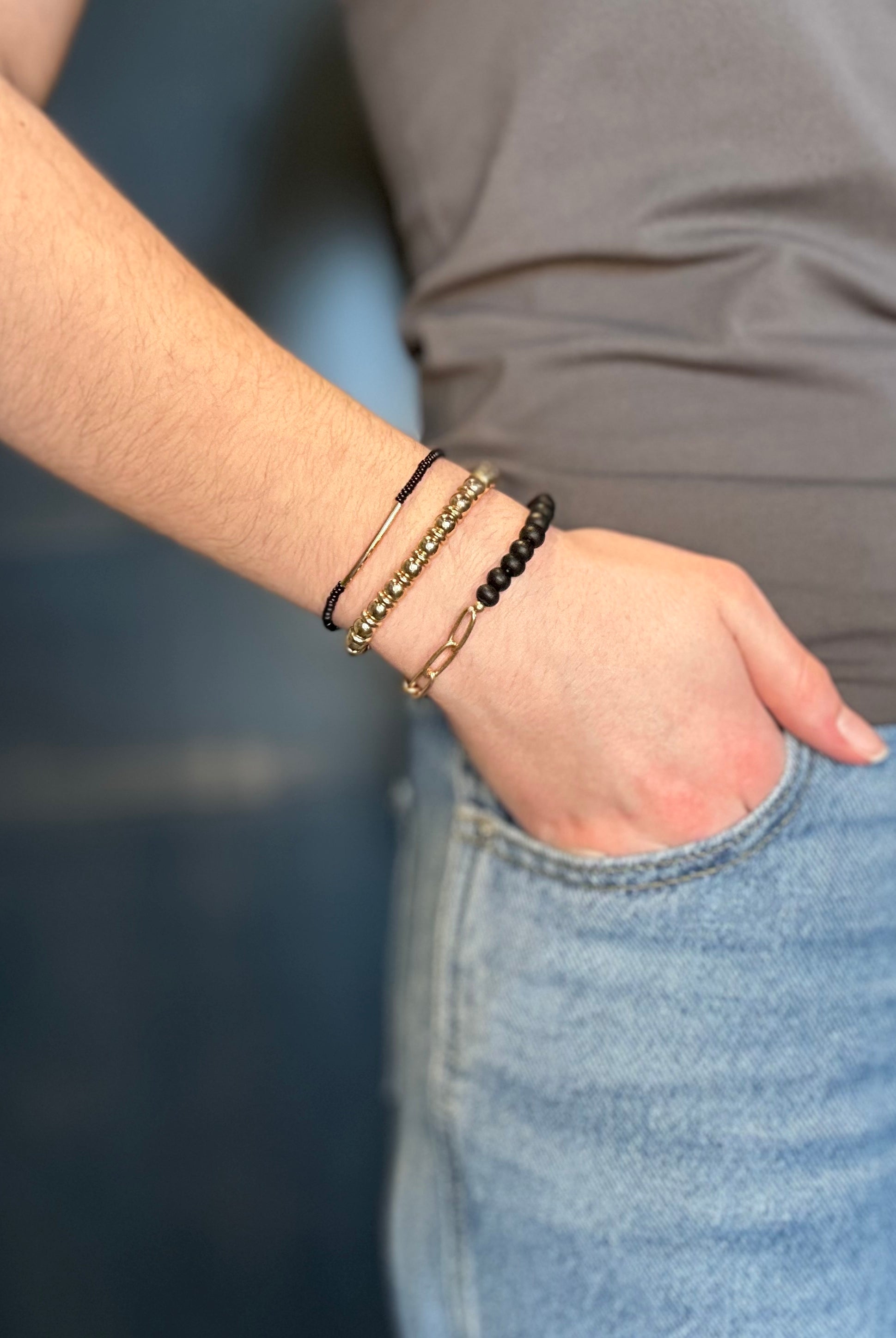 $2.99 Beaded Bracelet-Accessories-The Funky Zebra Ames-The Funky Zebra Ames, Women's Fashion Boutique in Ames, Iowa