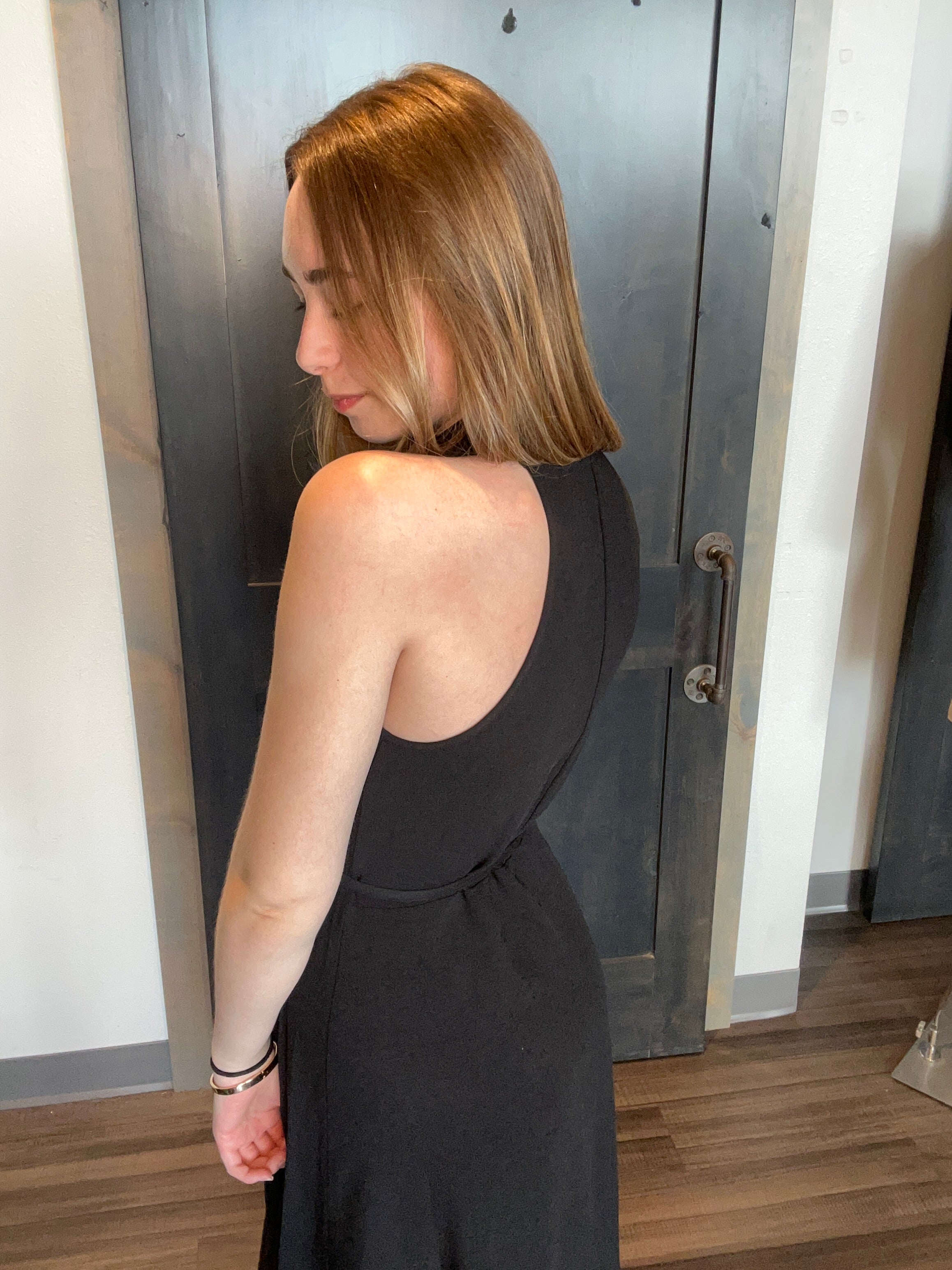 Laurel Black Dress-Molly Bracken-The Funky Zebra Ames, Women's Fashion Boutique in Ames, Iowa