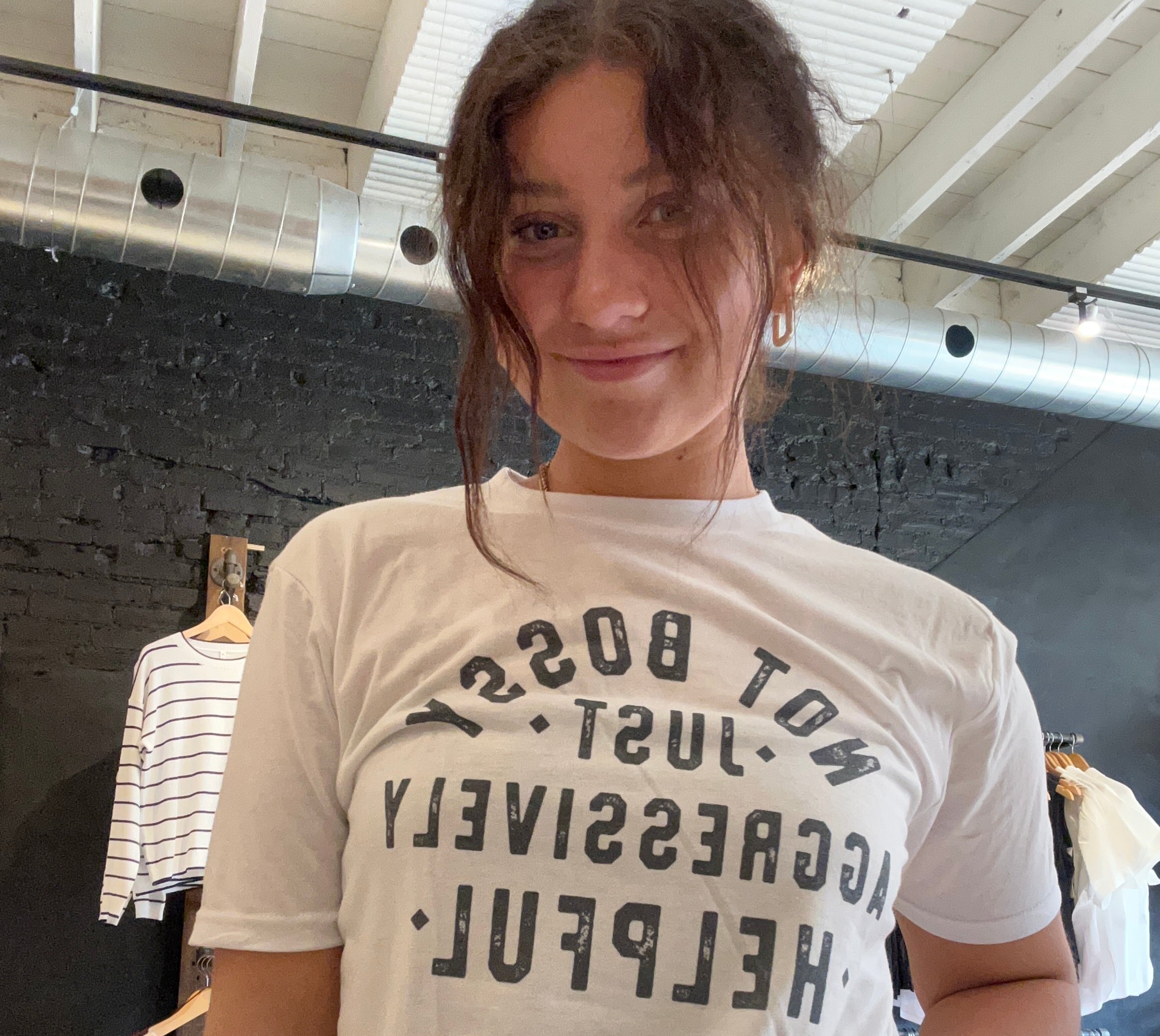 Not Bossy Tee-Graphic Tee's-Trendznmore-The Funky Zebra Ames, Women's Fashion Boutique in Ames, Iowa