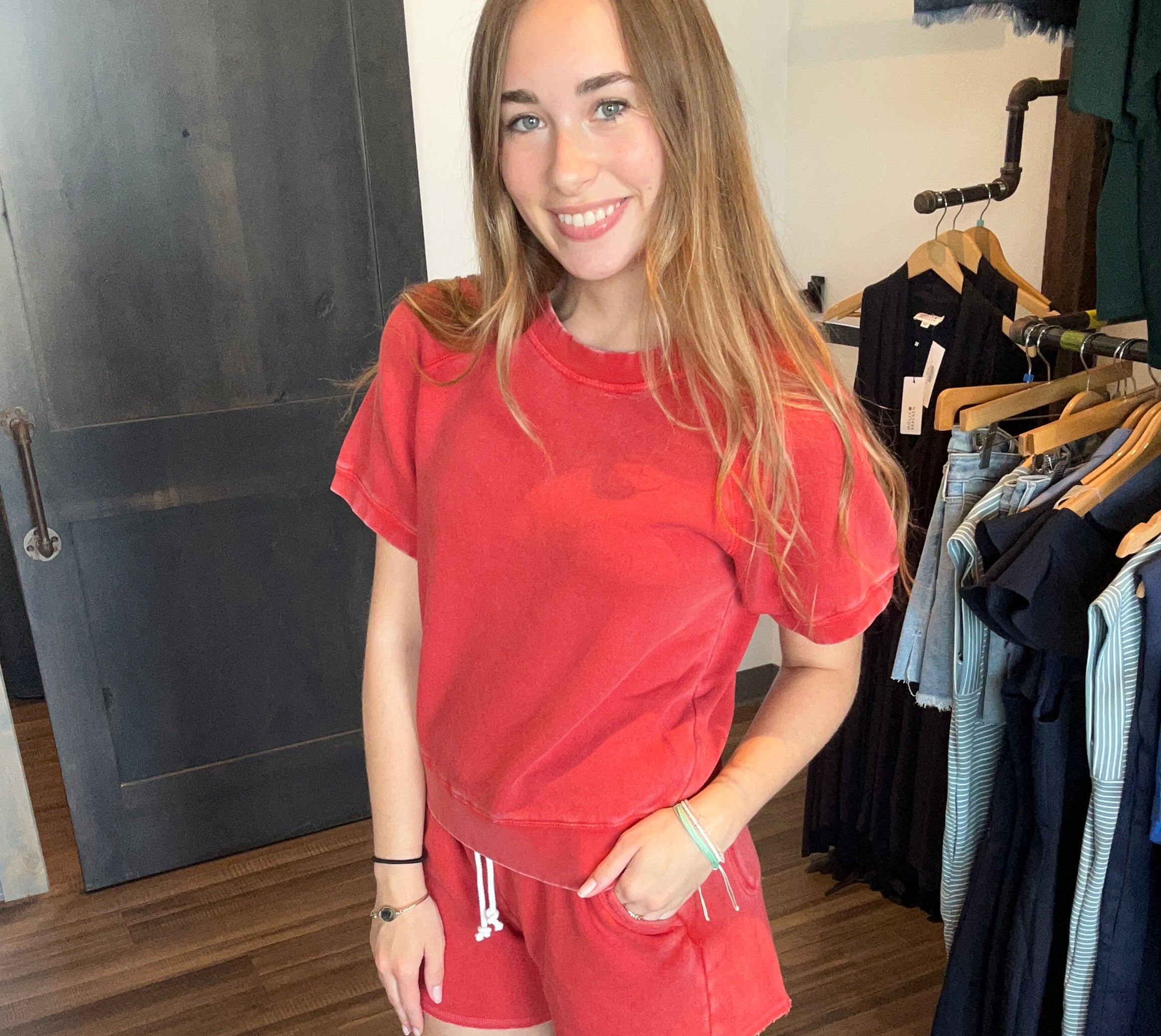 Jordan Shorts-The Funky Zebra Ames-The Funky Zebra Ames, Women's Fashion Boutique in Ames, Iowa