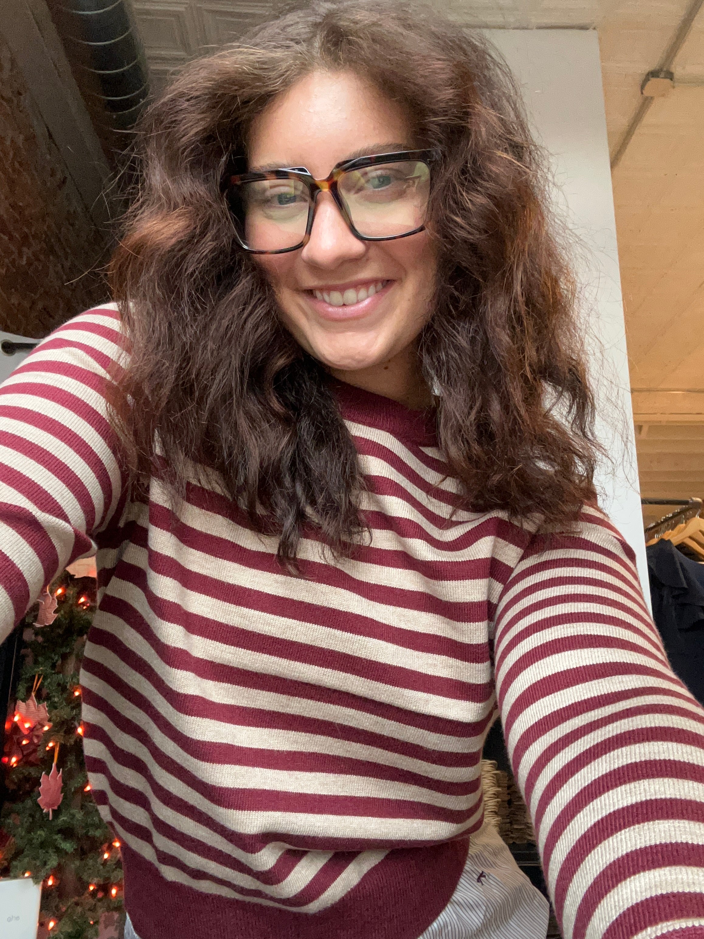 Clara Striped Sweater-apparel-Be Cool-The Funky Zebra Ames, Women's Fashion Boutique in Ames, Iowa