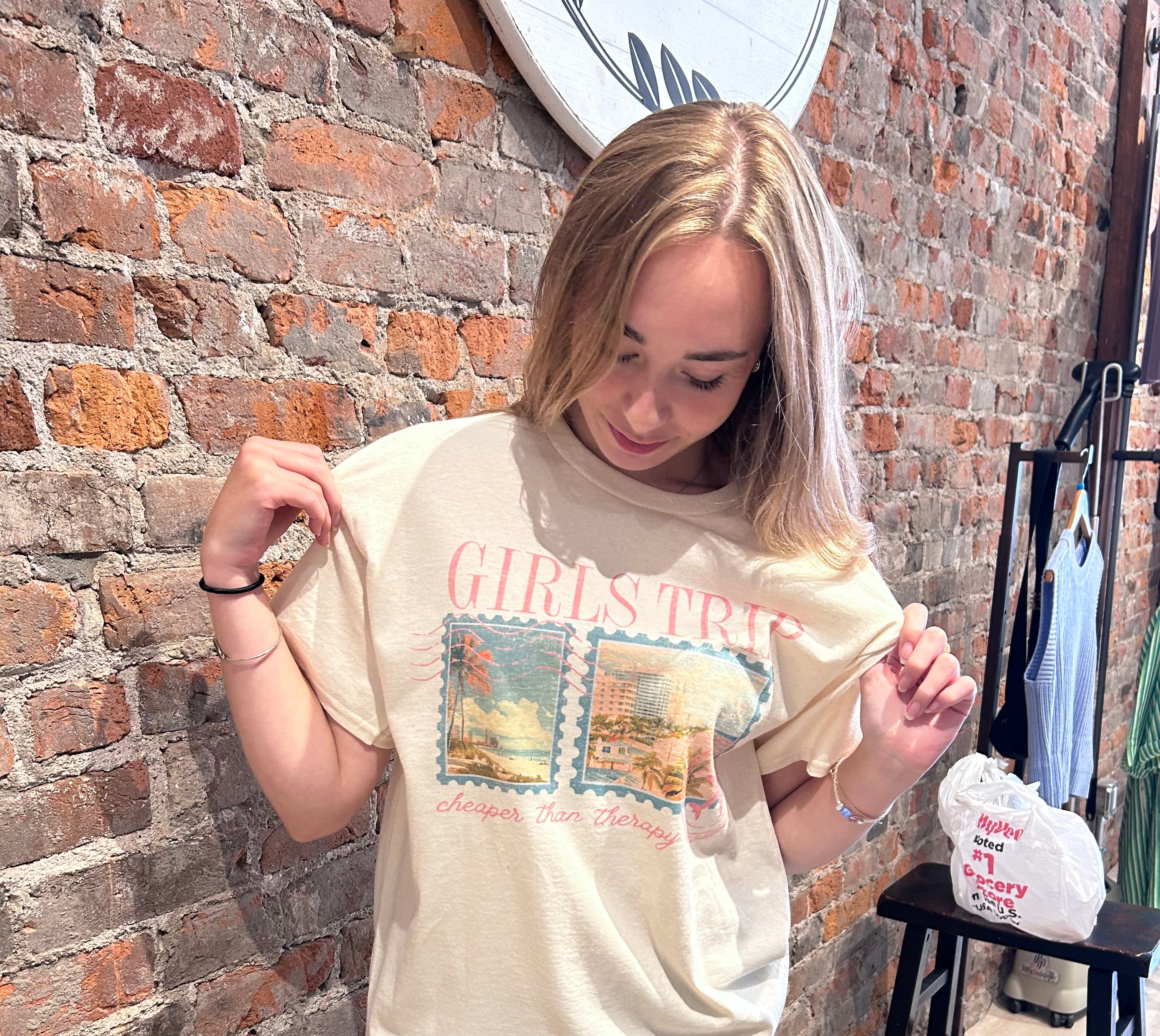 Girls Trip Oversized Tee-Graphic Tee's-Good Day Street-The Funky Zebra Ames, Women's Fashion Boutique in Ames, Iowa