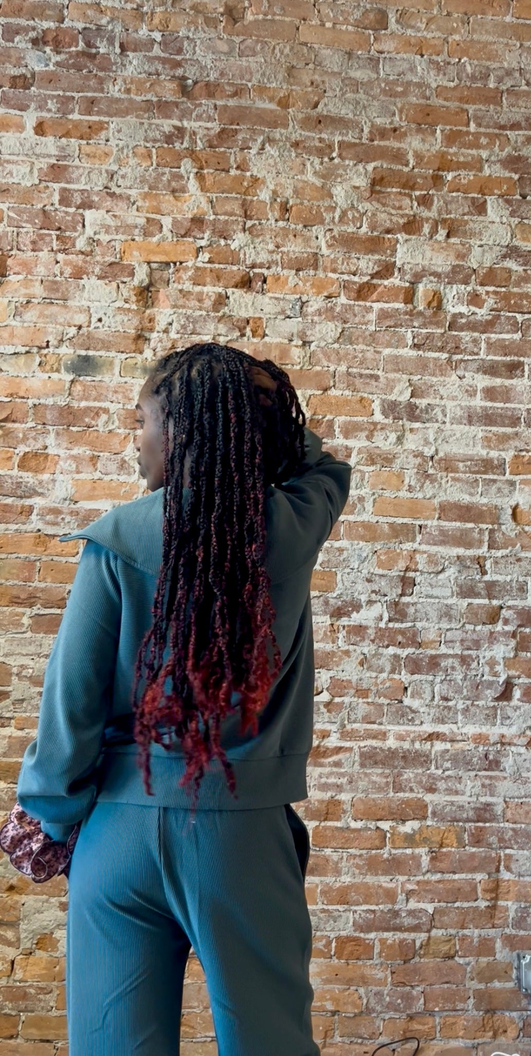 Lola Quarter Zip & Pants Set-Long Sleeves-Zenana-The Funky Zebra Ames, Women's Fashion Boutique in Ames, Iowa