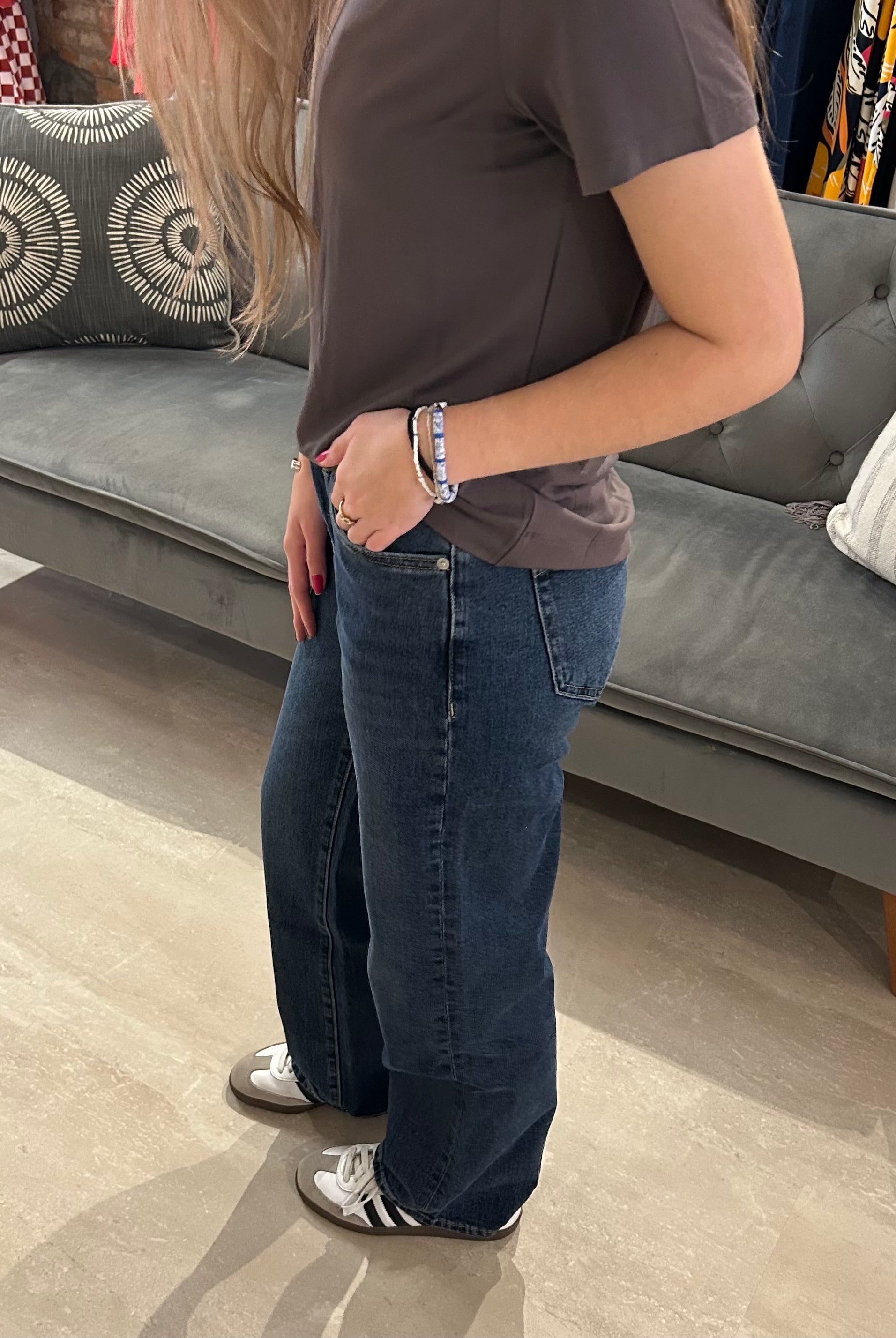 Midnight Loose Straight Denim-Jeans-Mica-The Funky Zebra Ames, Women's Fashion Boutique in Ames, Iowa