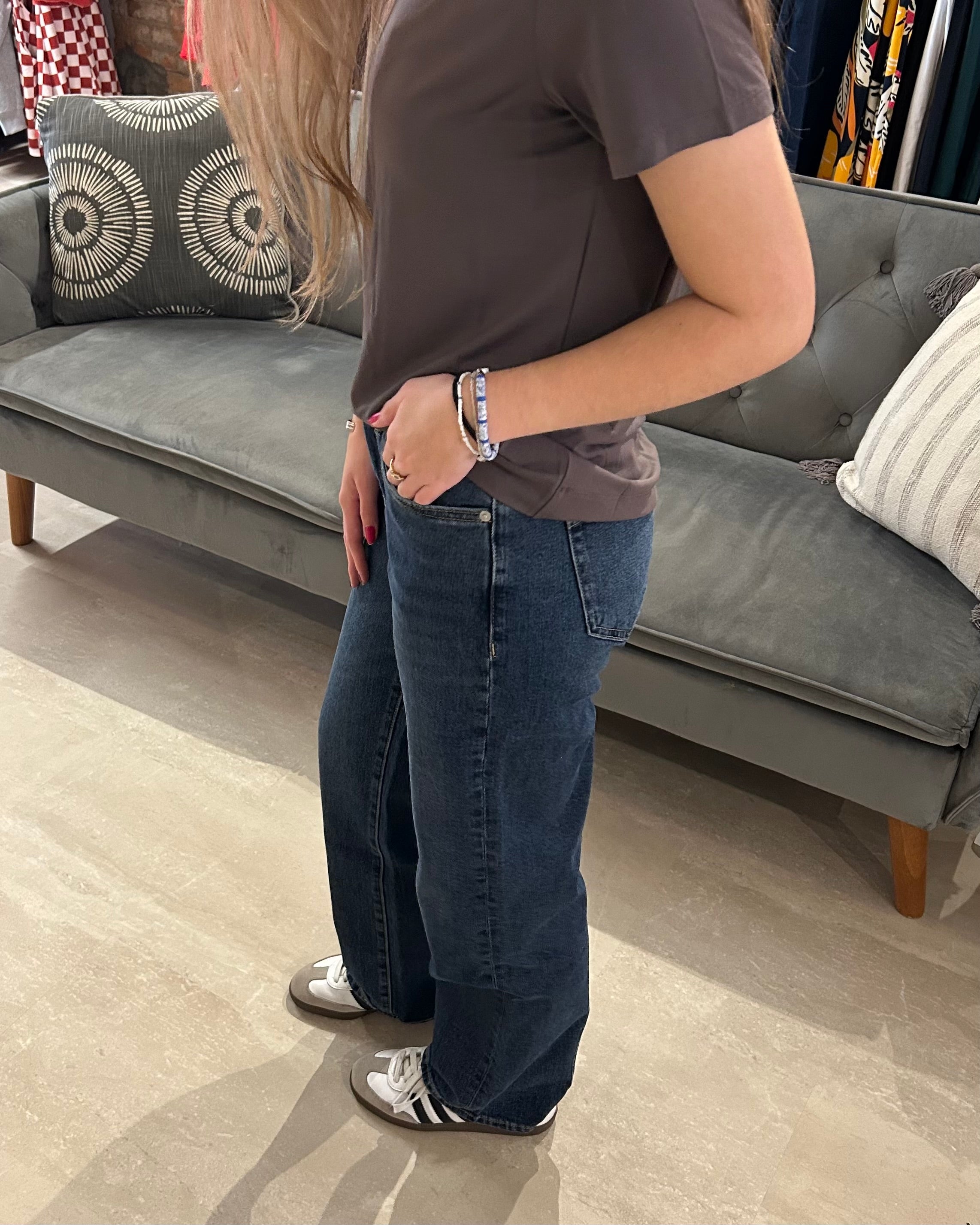 Midnight Loose Straight Denim-Jeans-Mica-The Funky Zebra Ames, Women's Fashion Boutique in Ames, Iowa