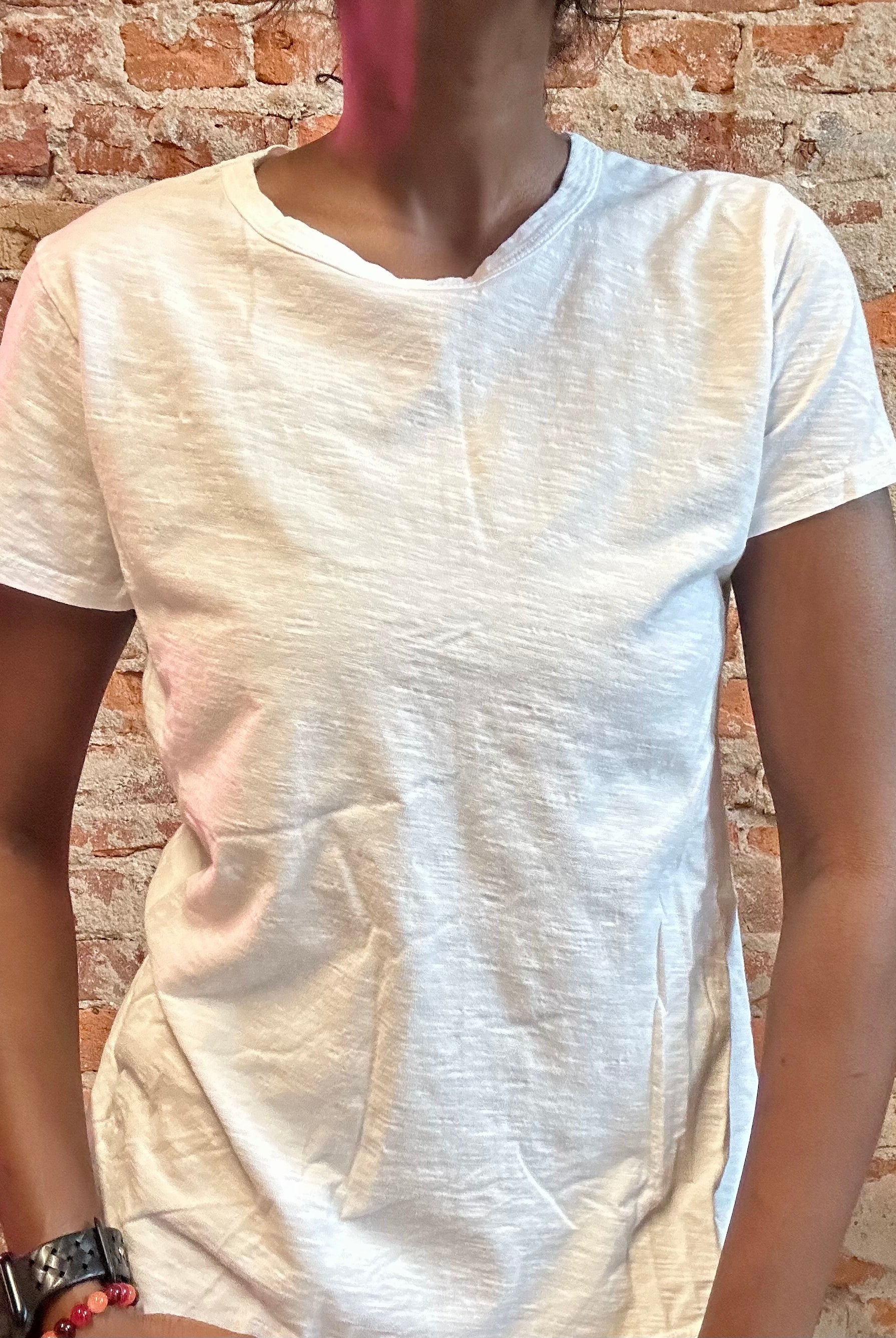 Ella White Tee-Short Sleeves-Be Cool-The Funky Zebra Ames, Women's Fashion Boutique in Ames, Iowa